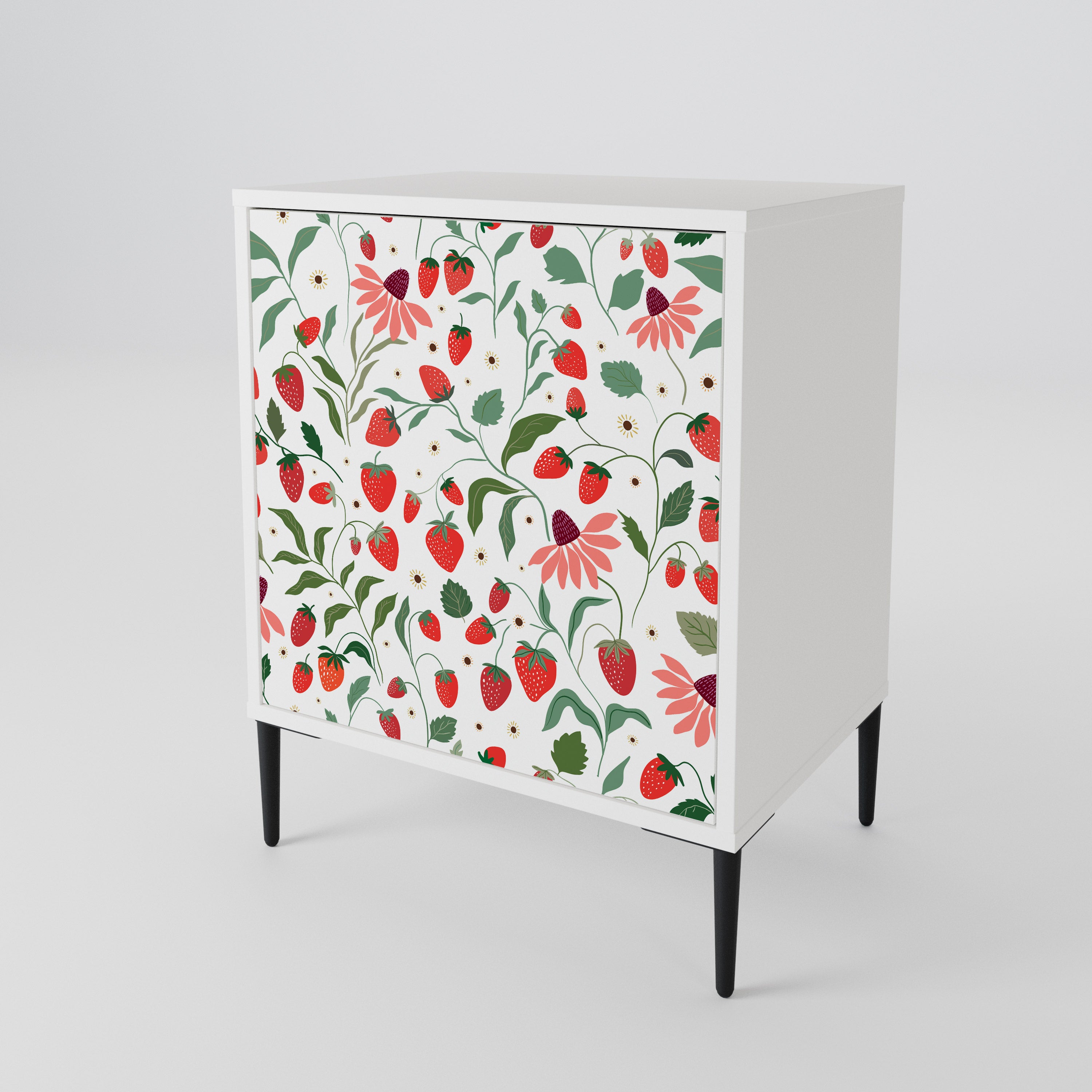 FLOWERS AND STRAWBERRIES 1-türiges Sideboard