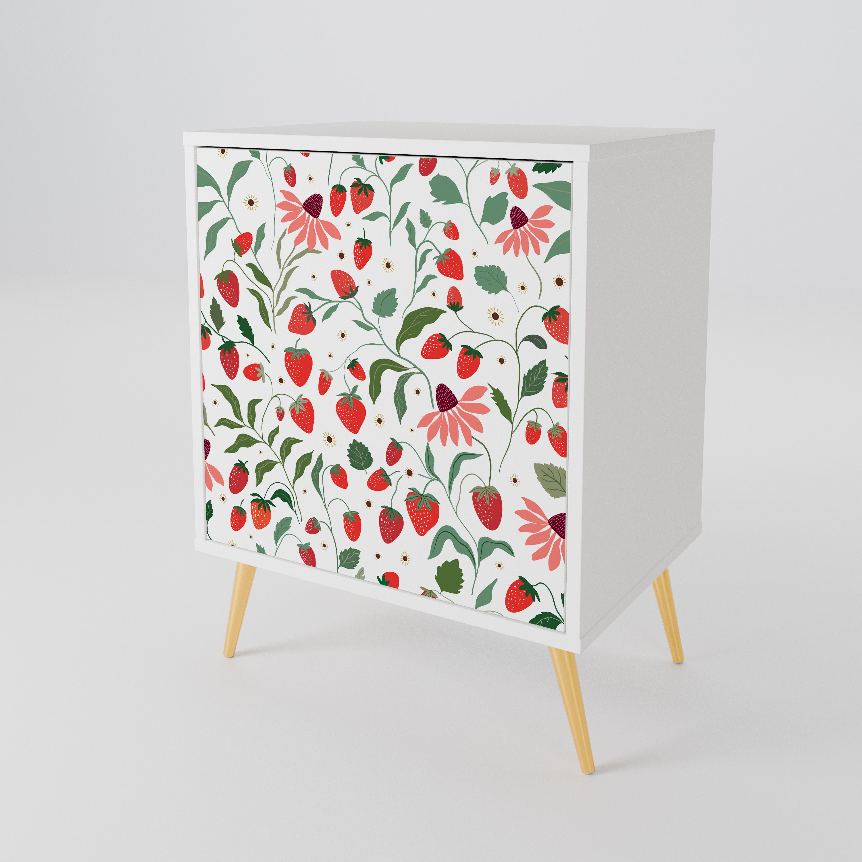 FLOWERS AND STRAWBERRIES 1-türiges Sideboard