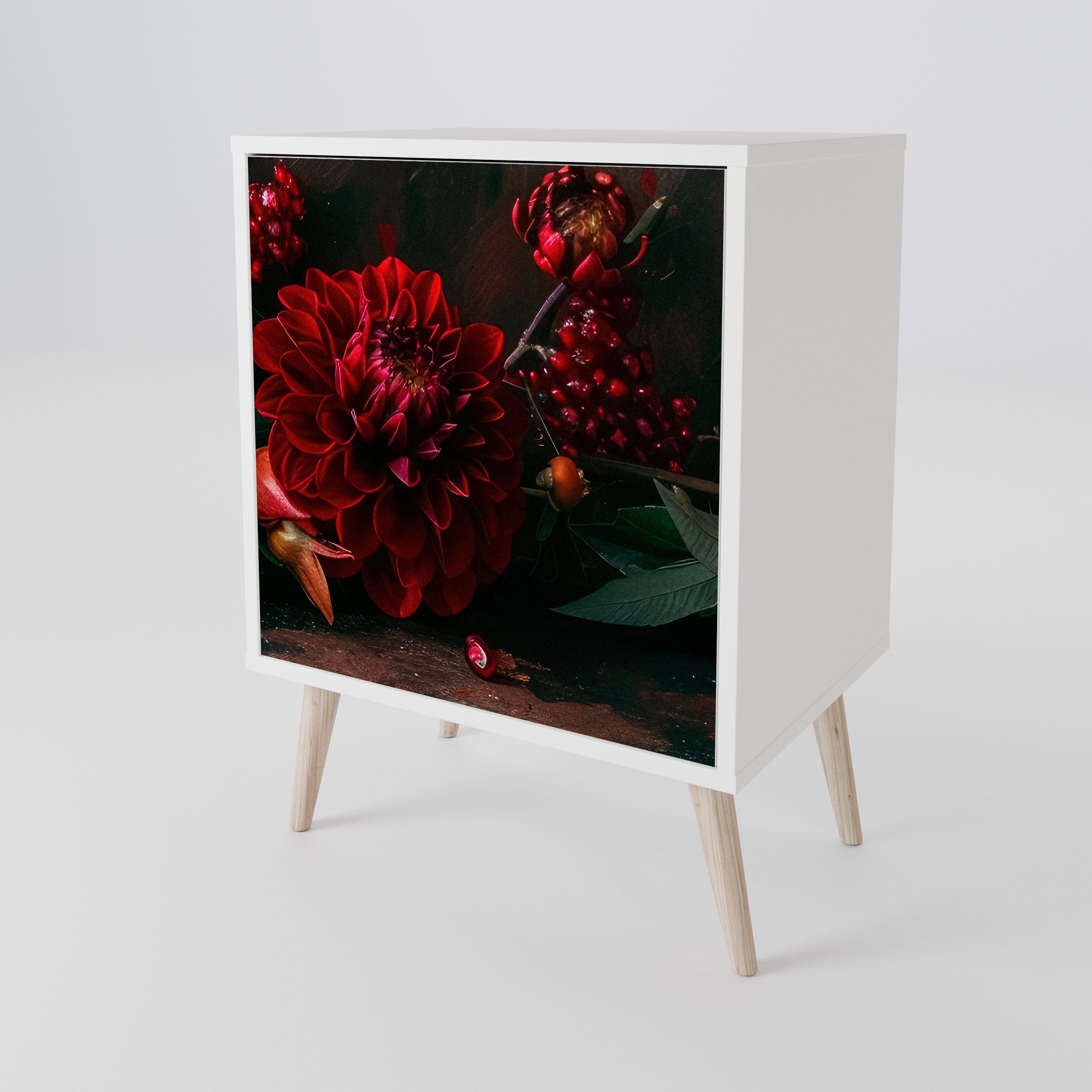 DAHLIAS AND POMEGRANATES 1-türiges Sideboard
