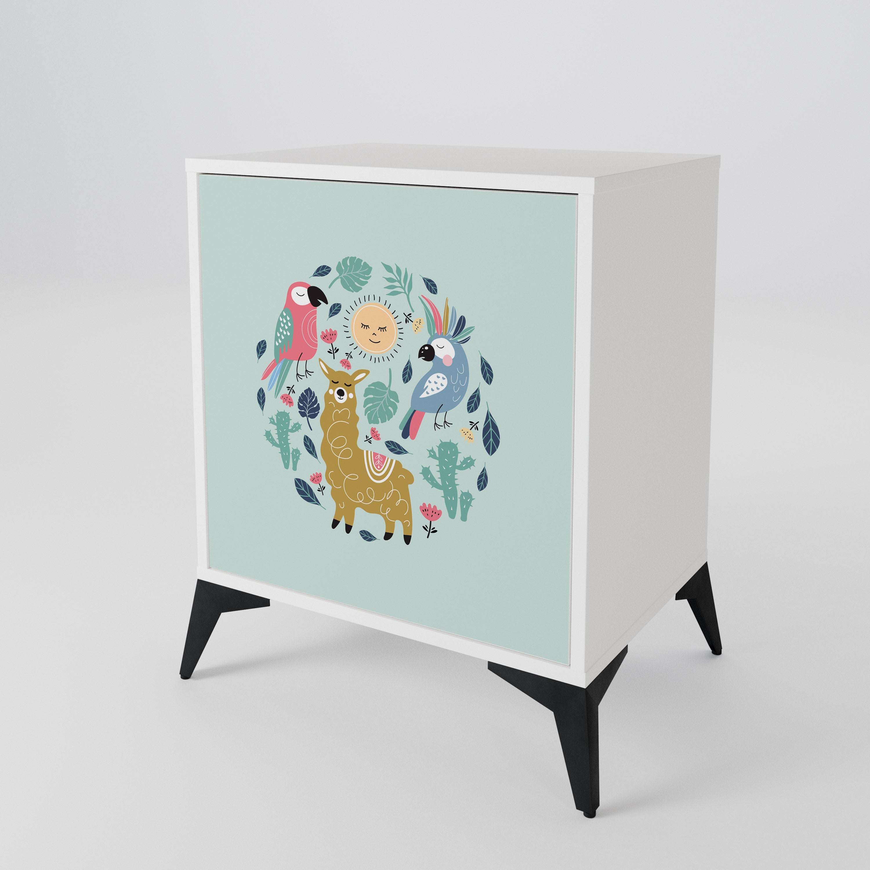 COLORFUL ALPACAS 1-türiges Sideboard