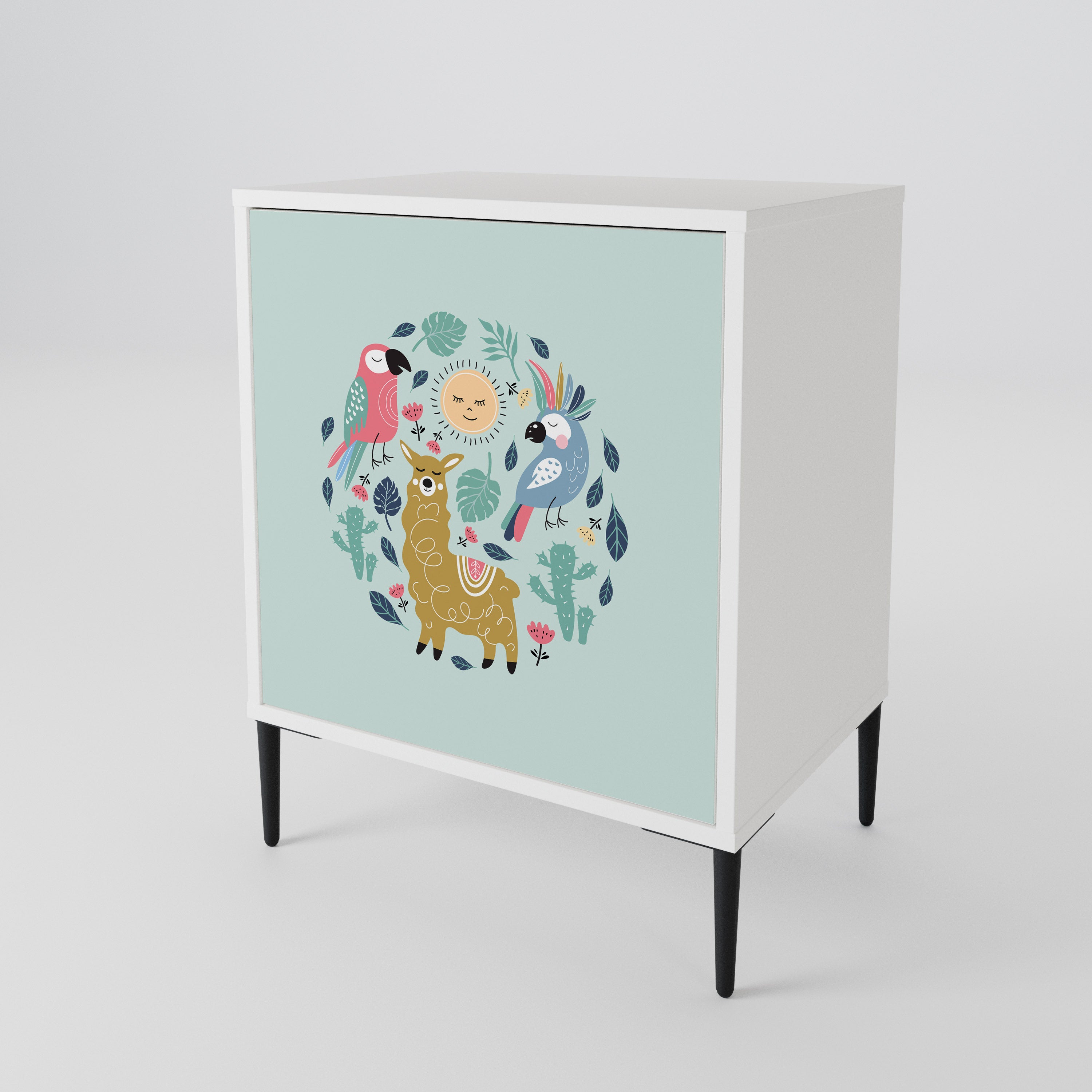 COLORFUL ALPACAS 1-türiges Sideboard