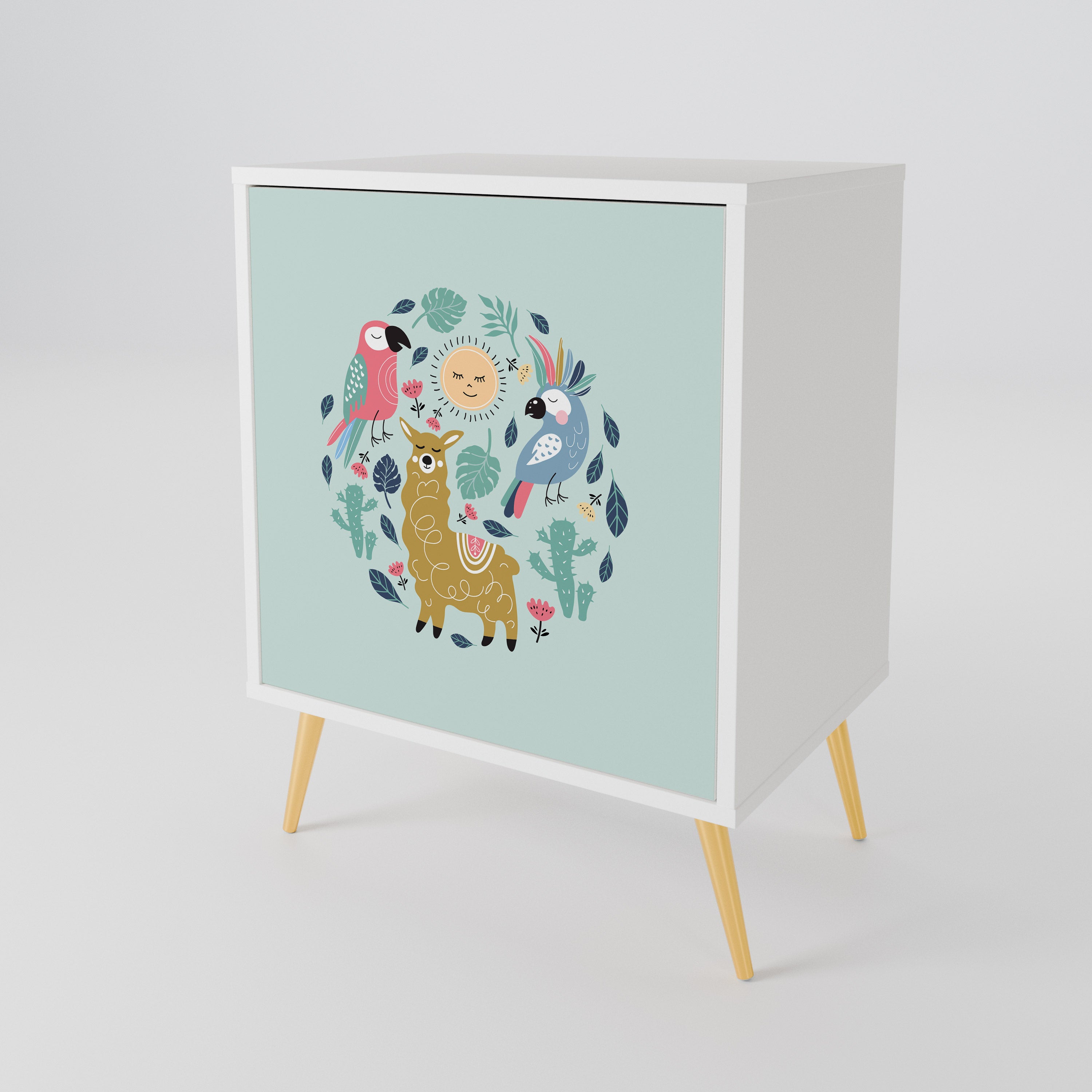 COLORFUL ALPACAS 1-türiges Sideboard