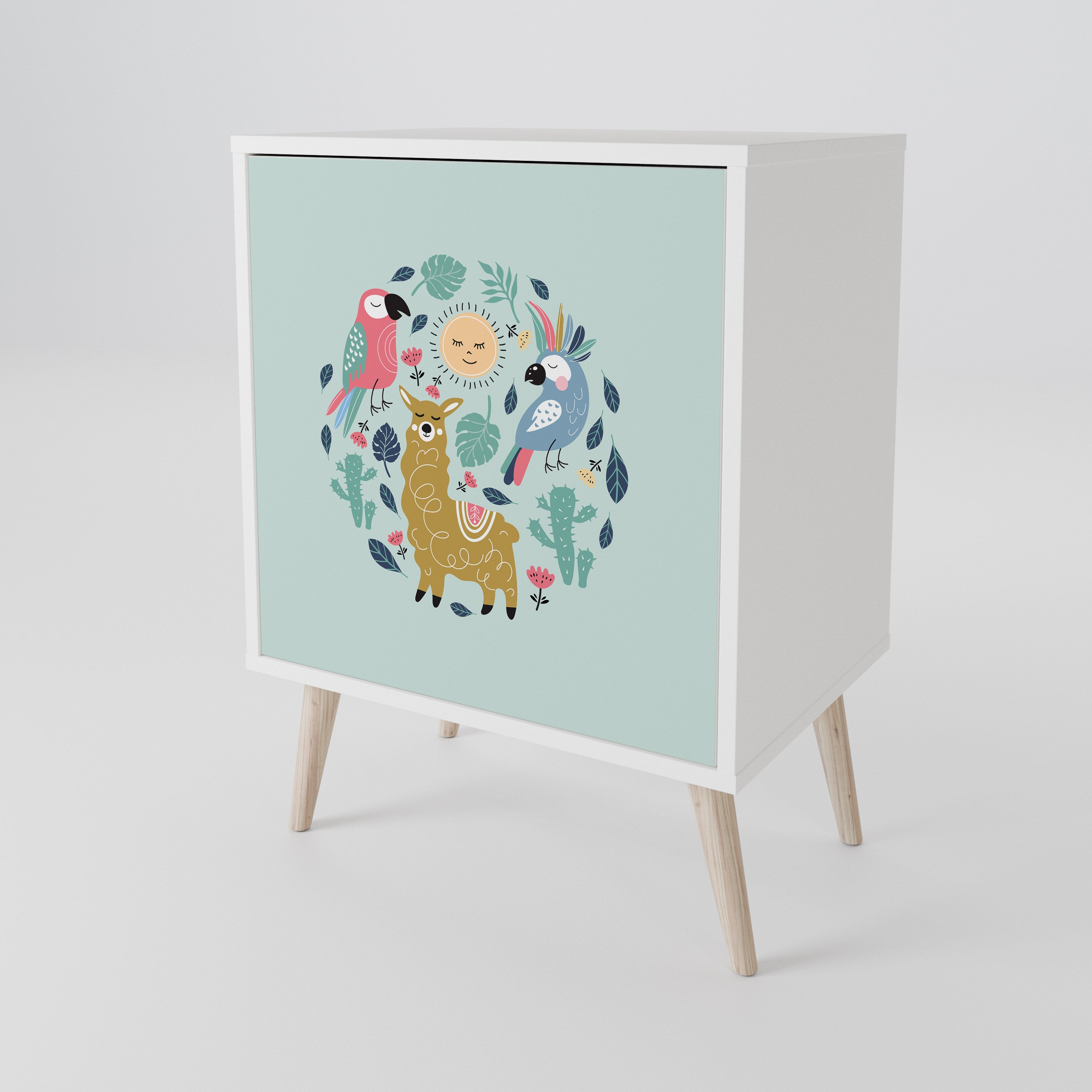 COLORFUL ALPACAS 1-türiges Sideboard