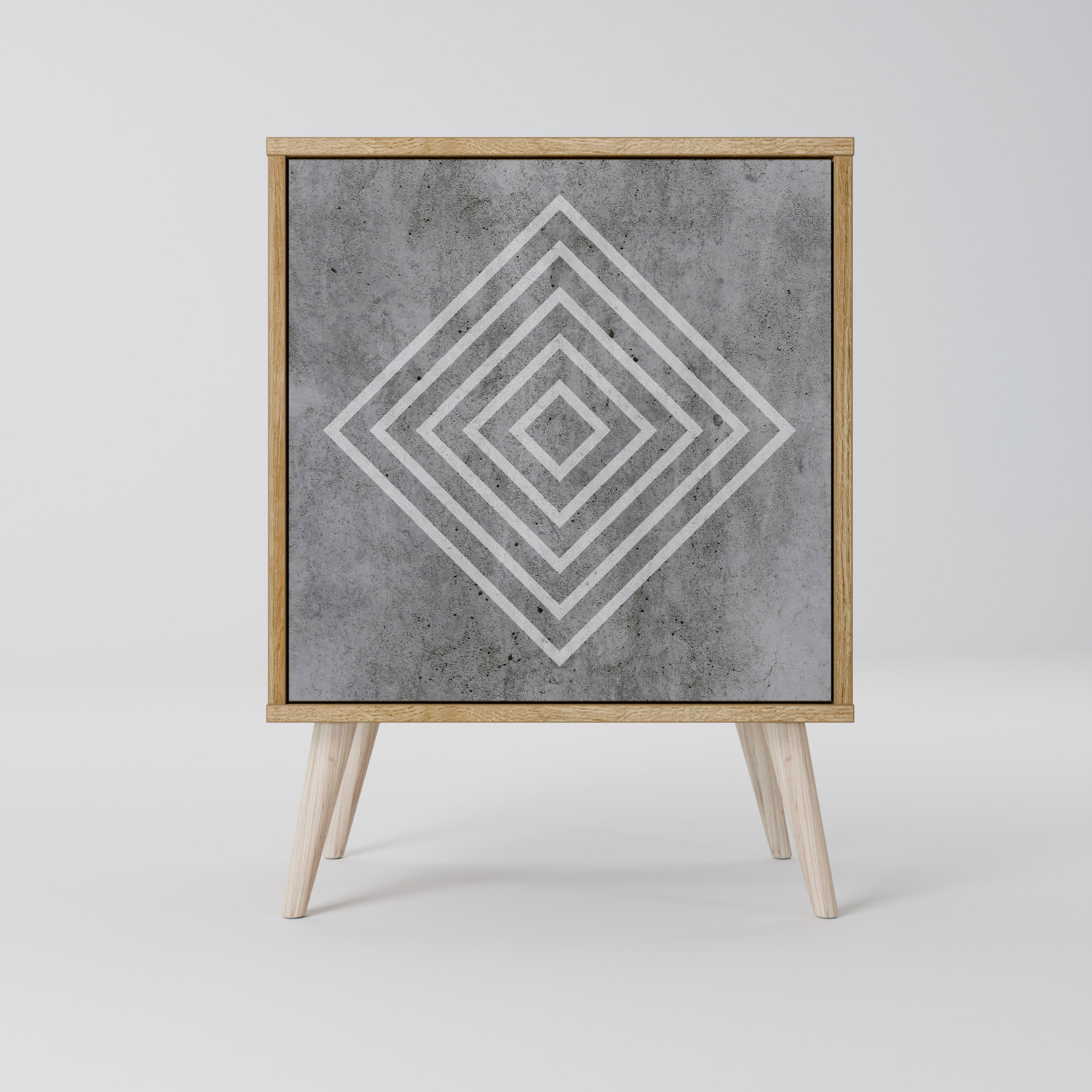 POLYGONAL ARTISTRY 1-Door Sideboard