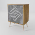 POLYGONAL ARTISTRY 1-Door Sideboard