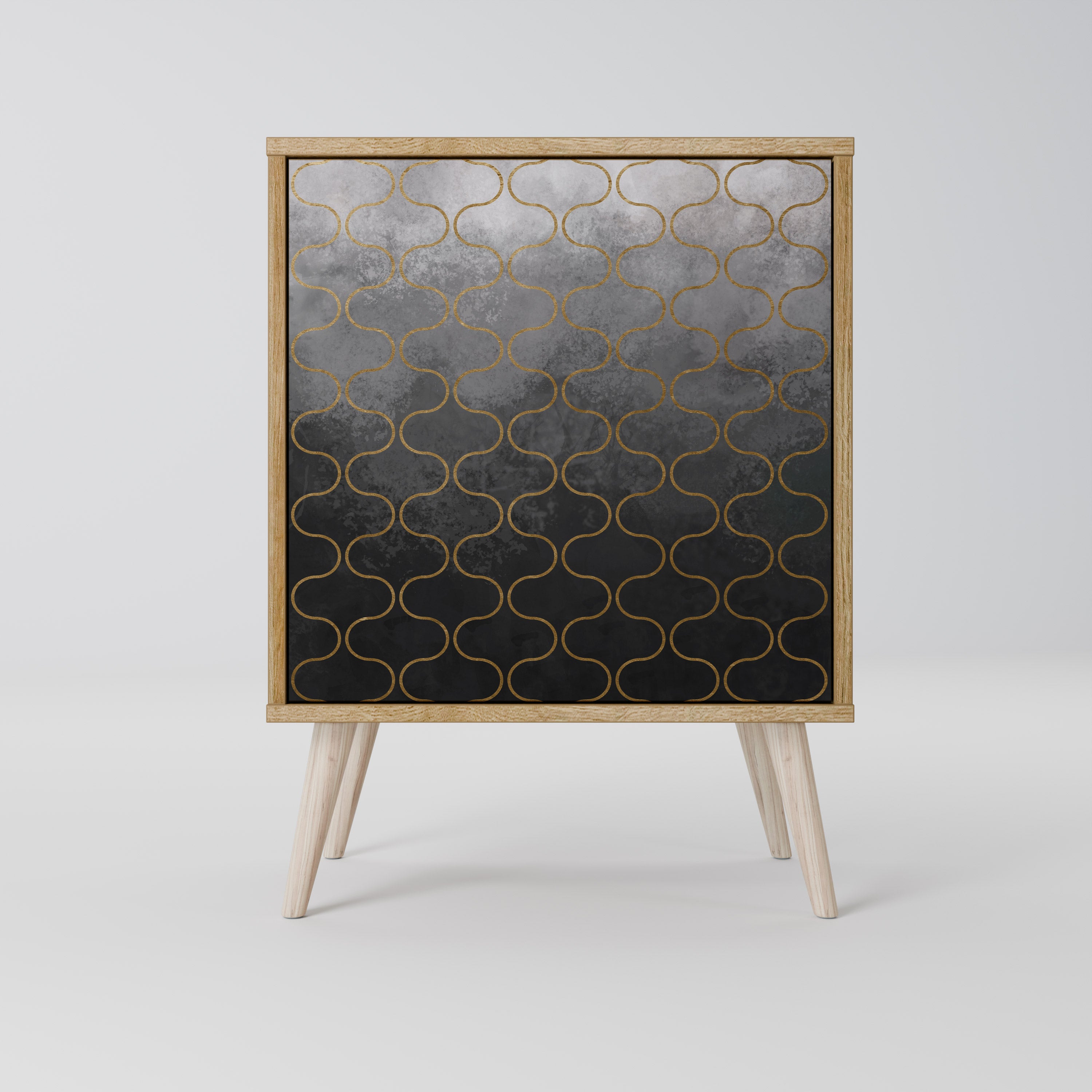 TESSELATED GRAYISH 1-Door Sideboard