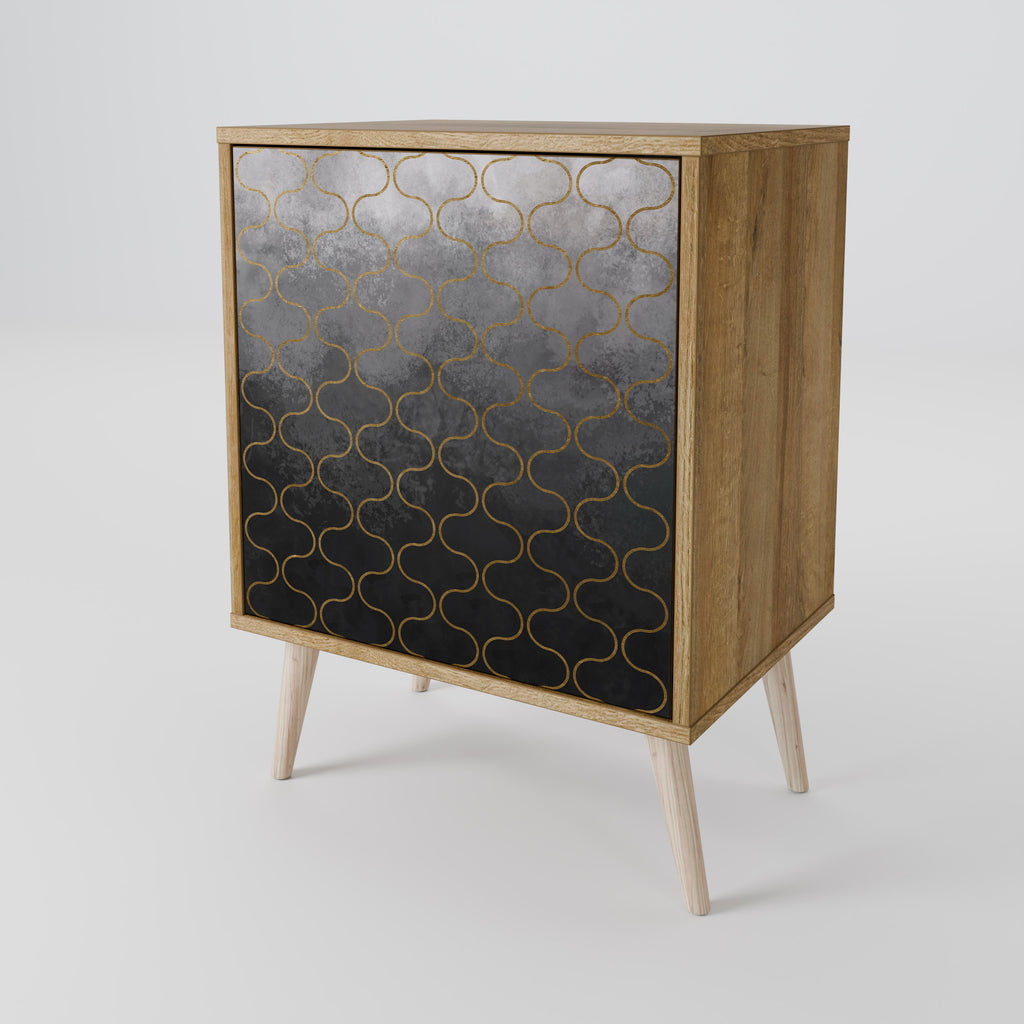 TESSELATED GRAYISH Μπουφές 1-θύρας