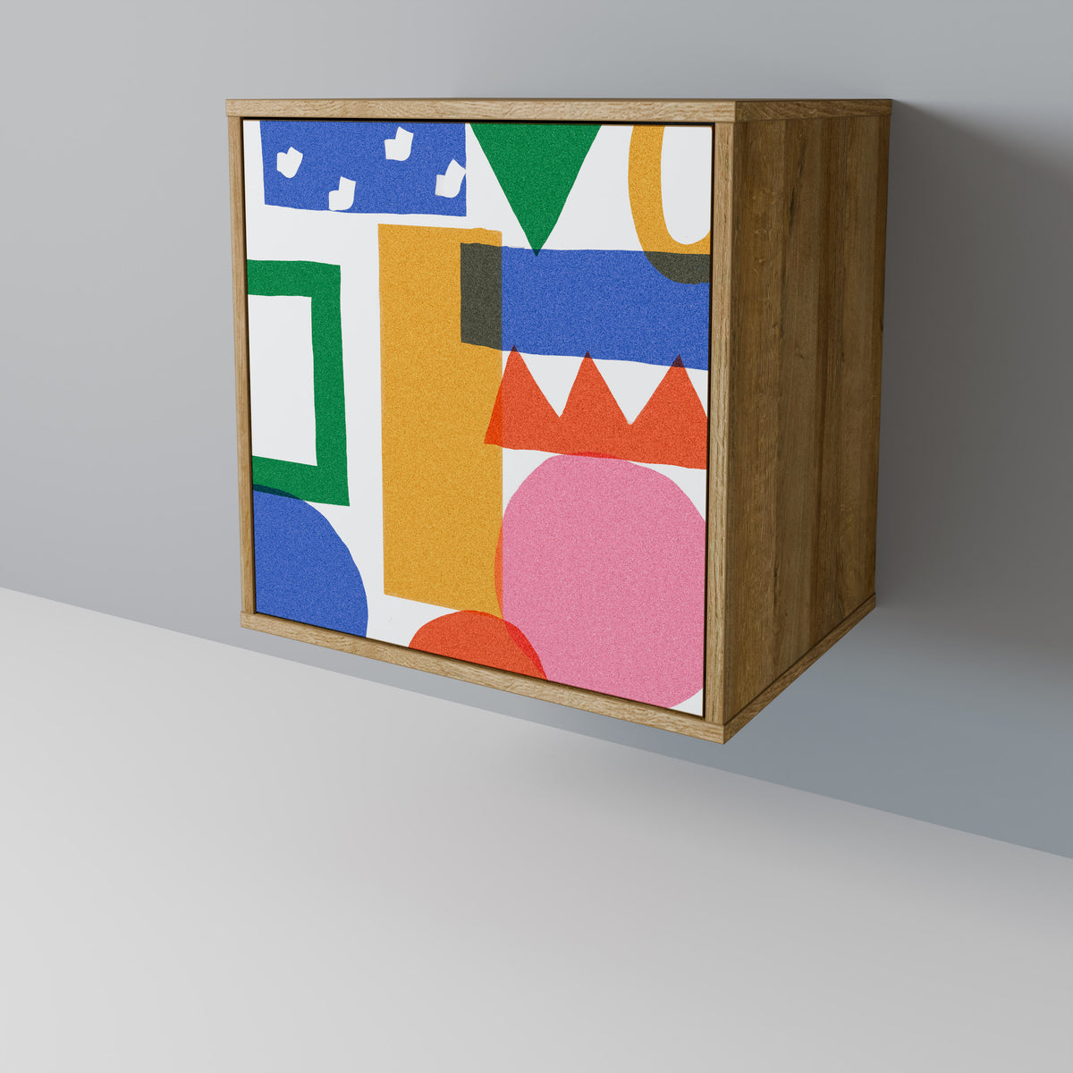 GEOMETRIC GLIMMER 1-Door Sideboard