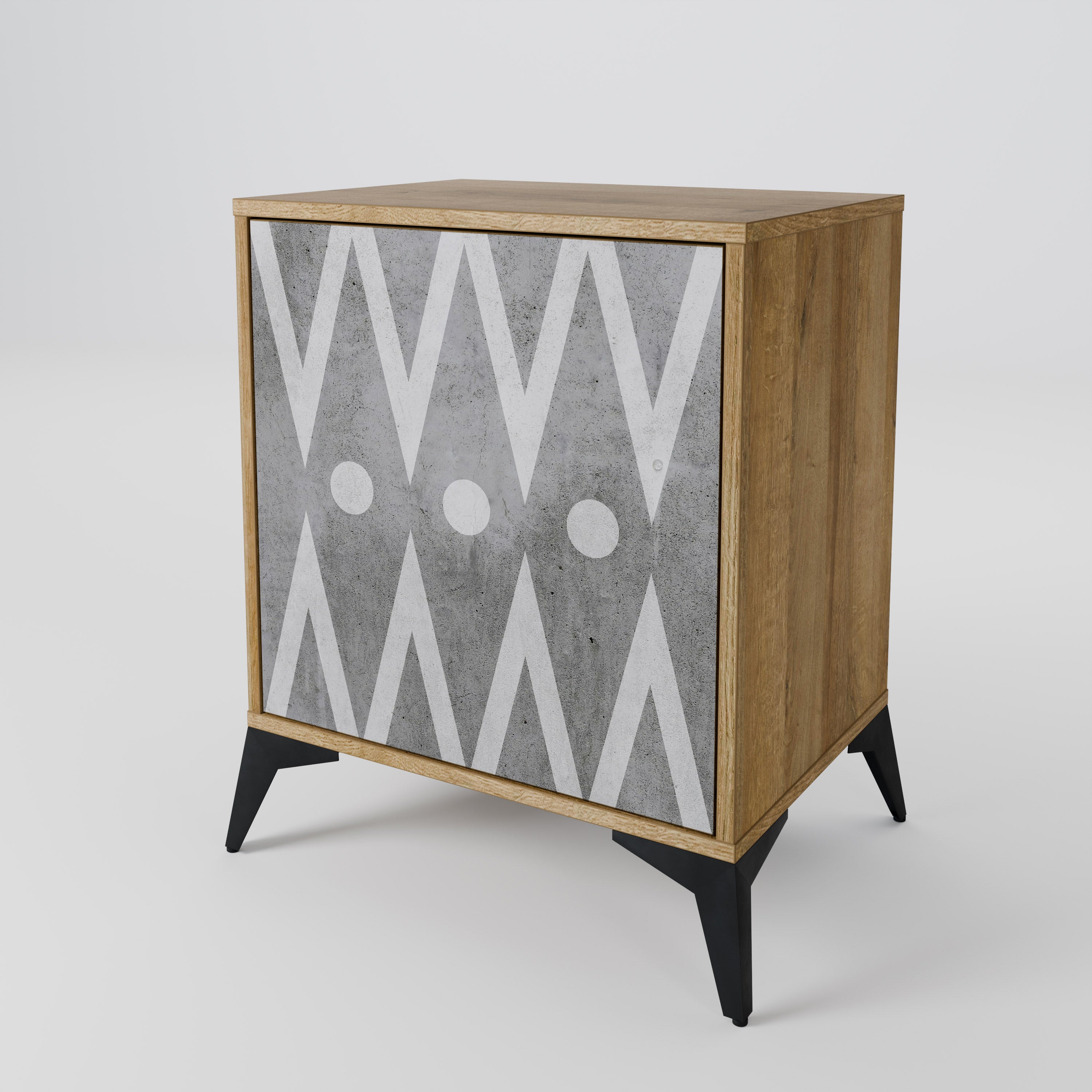 SHARP EDGES Aparador de 1 Porta