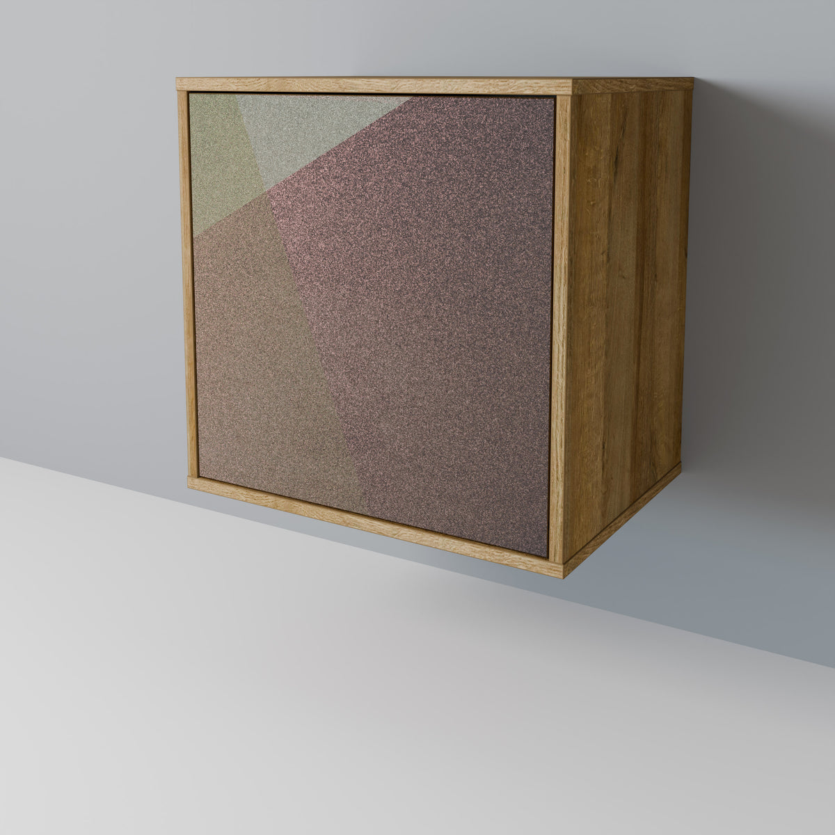 BEIGE GEOMETRY 1-Door Sideboard