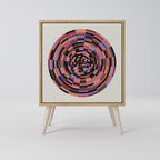 BROWN CIRCLES Aparador de 1 Porta