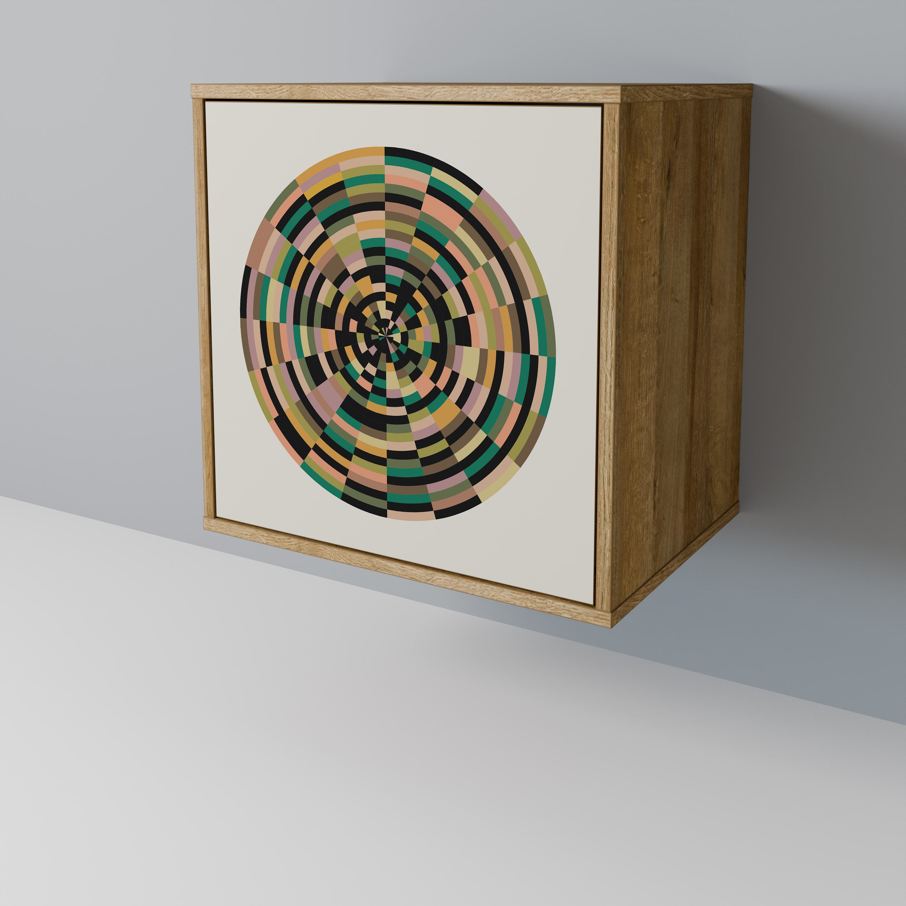 GREEN CIRCLES Aparador de 1 Porta