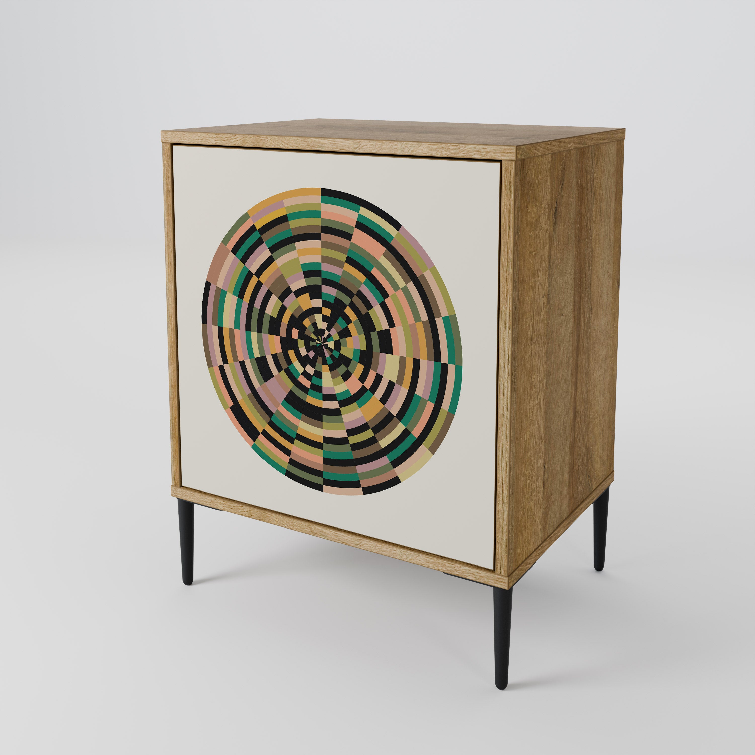 GREEN CIRCLES Aparador de 1 Porta