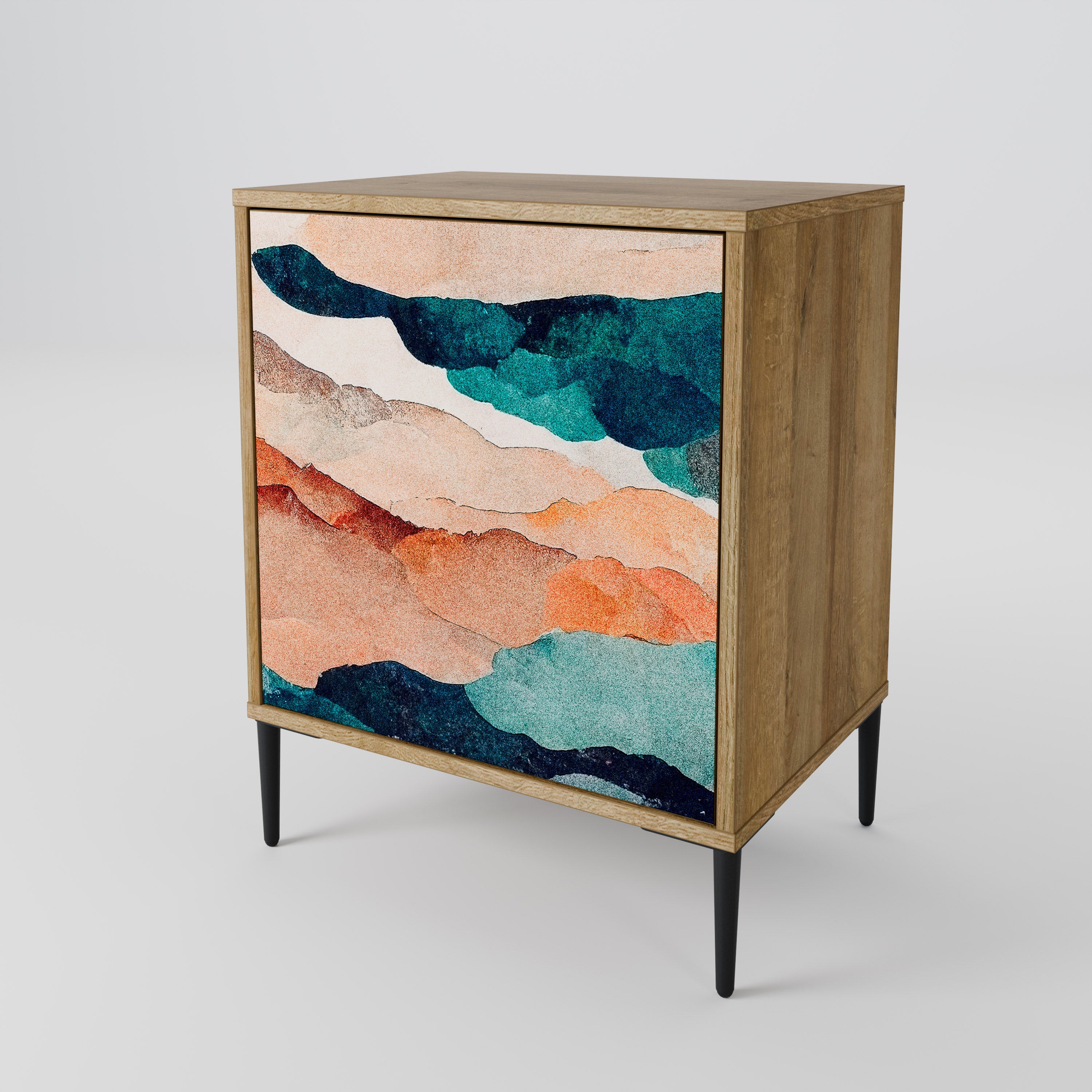 ABSTRACT LANDSCAPE 1-Door Sideboard