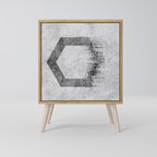 HEXAGONAL FIGURES Aparador de 1 Puerta