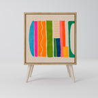 GEOMETRIC SHINE Aparador de 1 Porta