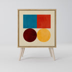 GEOMETRIC PUZZLE Aparador de 1 Puerta