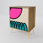 GEOMETRIC RHAPSODY 1-Door Sideboard
