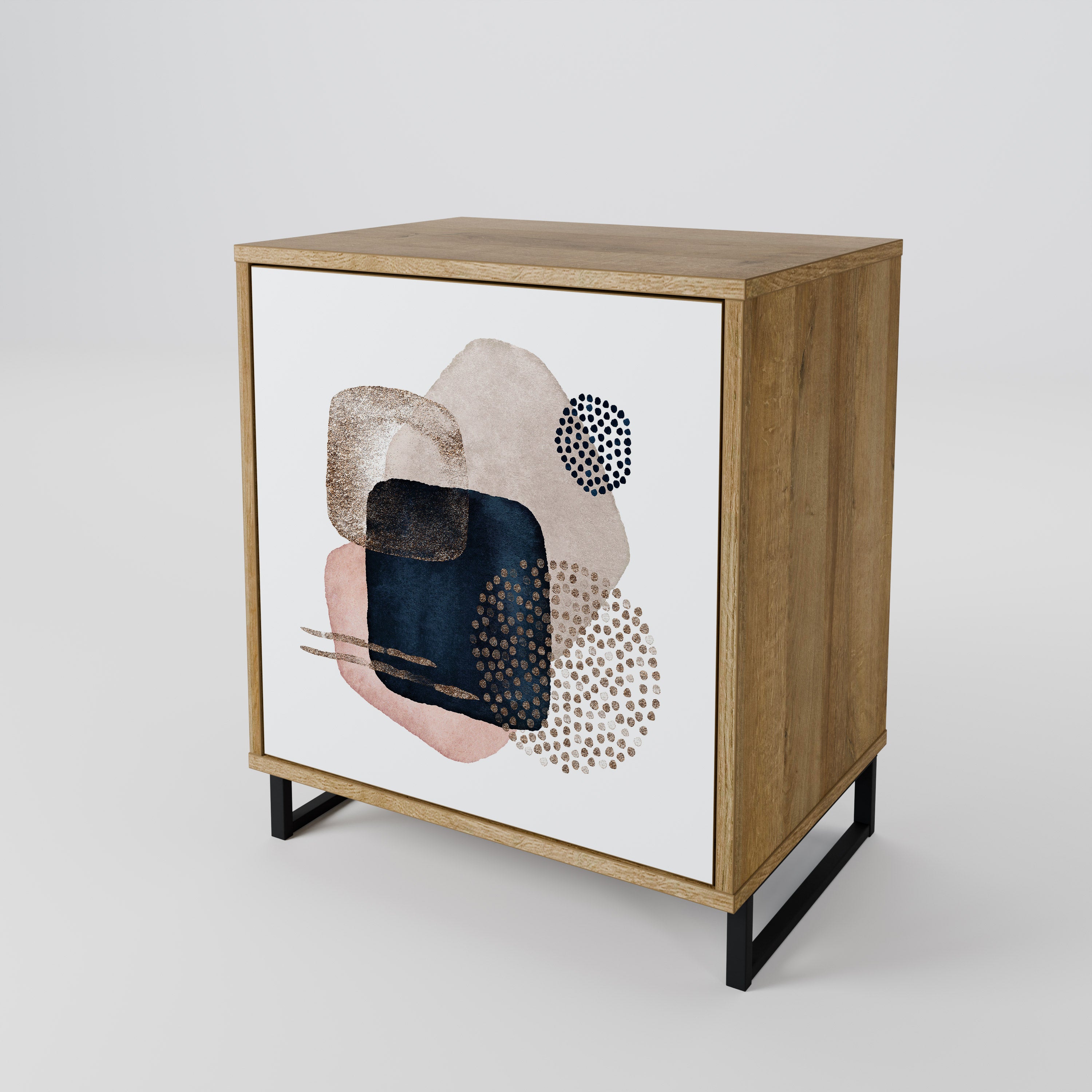 COLORFUL SHAPES Aparador de 1 Puerta