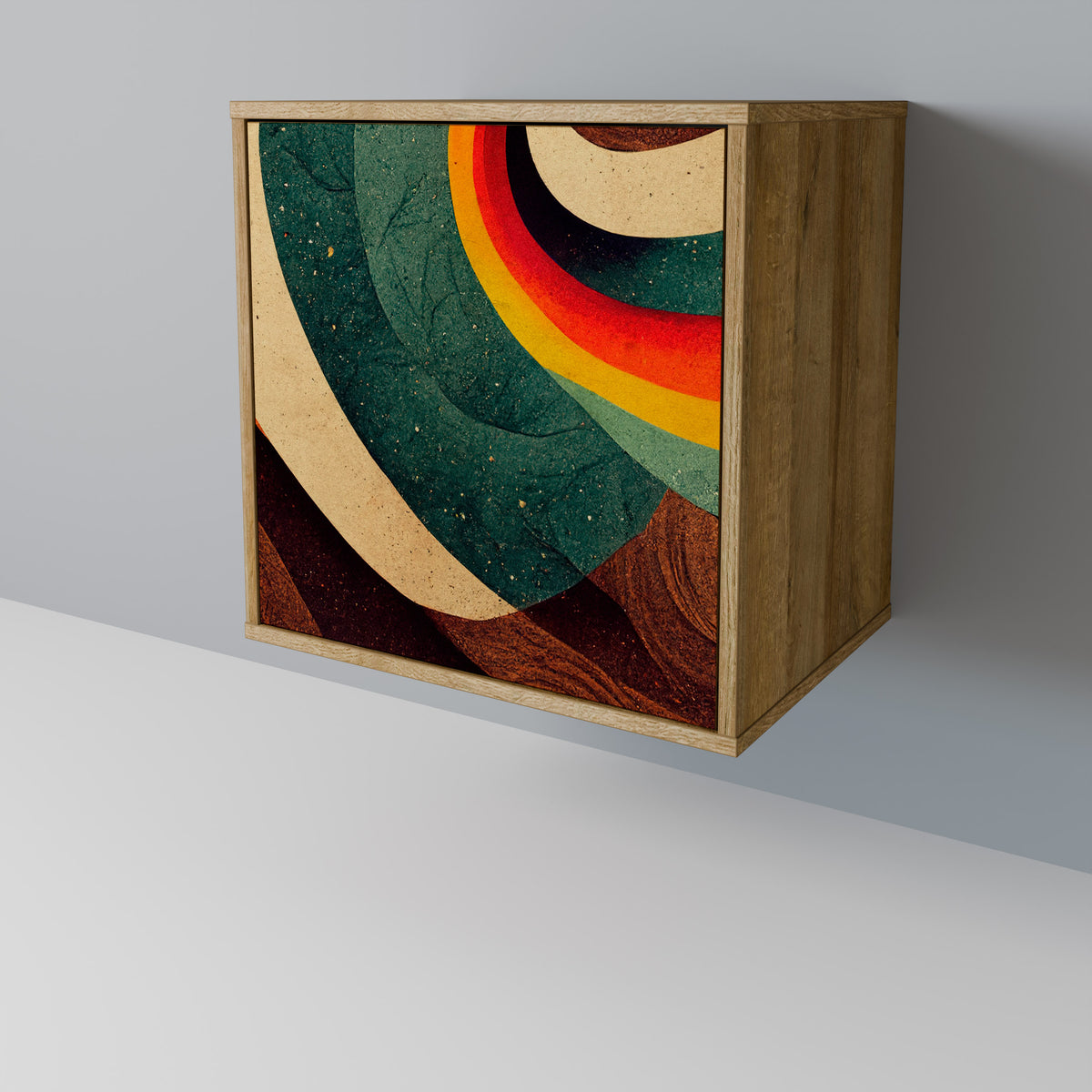 COLORFUL STRANDS 1-Door Sideboard