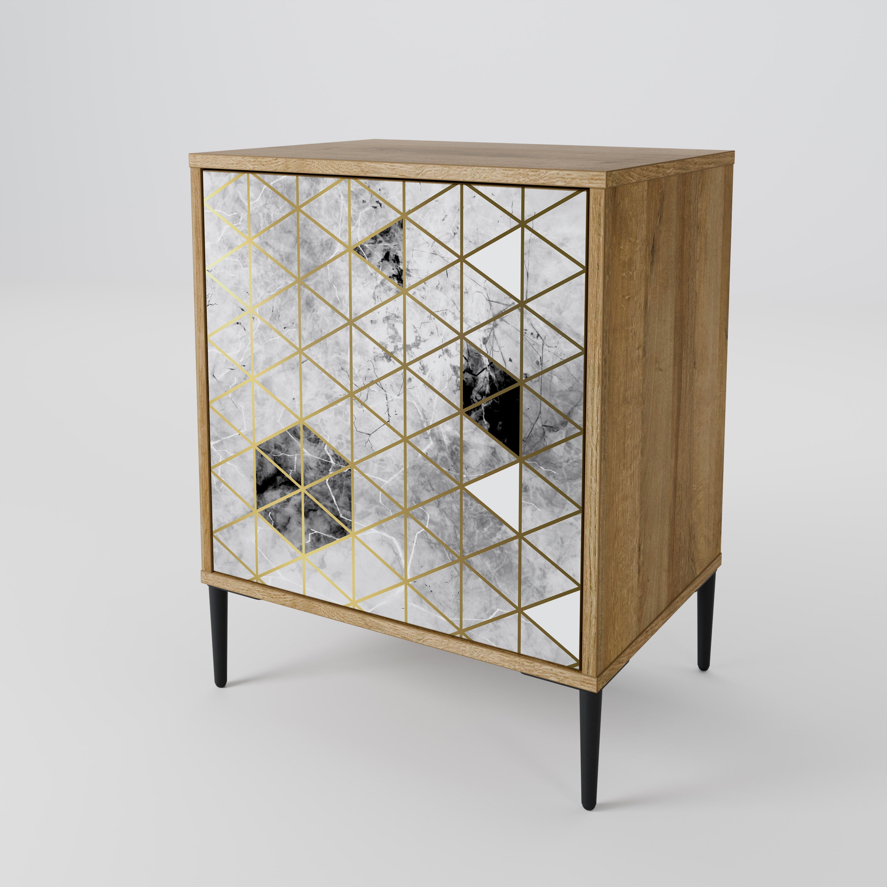 ASHEN ARIA Aparador de 1 Puerta