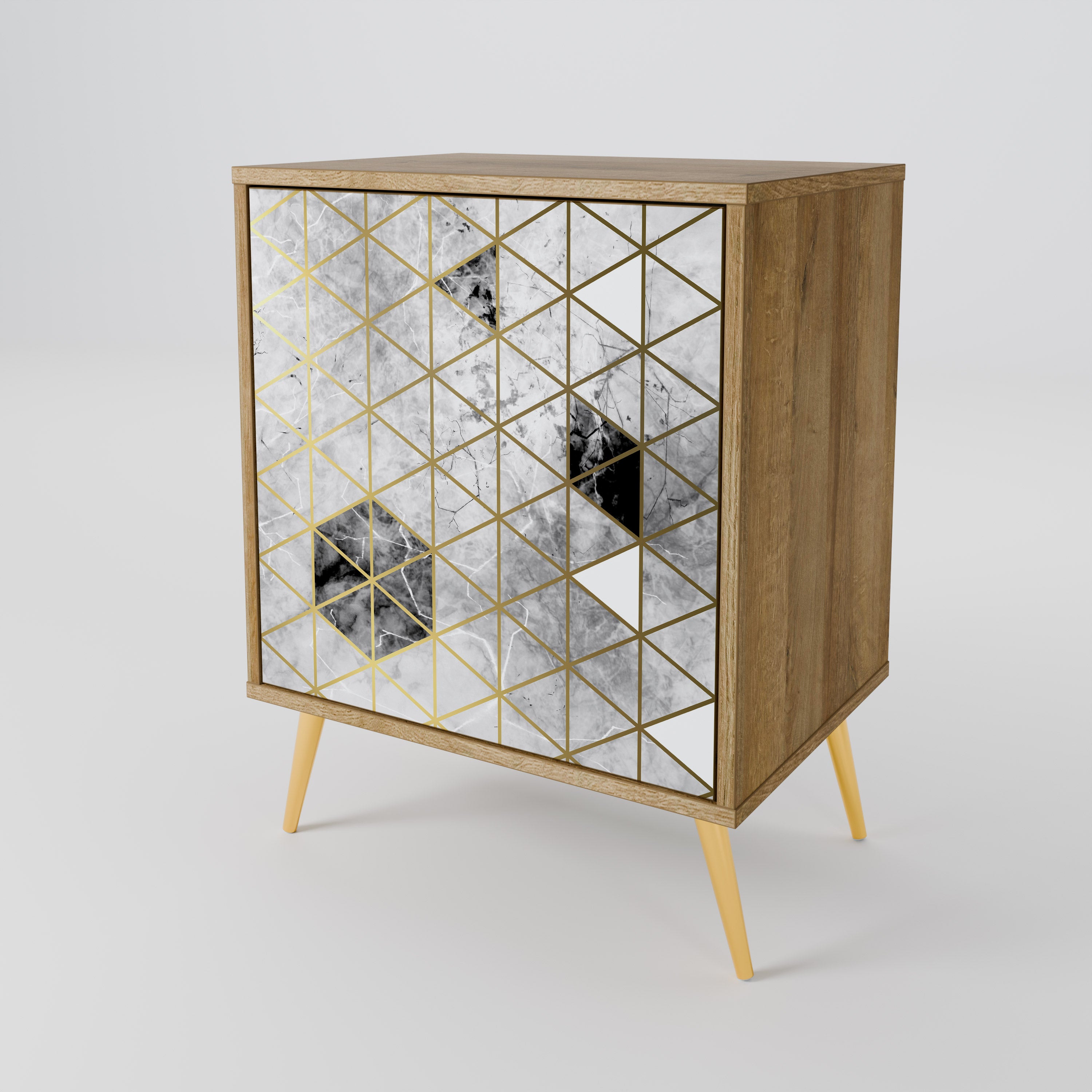 ASHEN ARIA Aparador de 1 Puerta