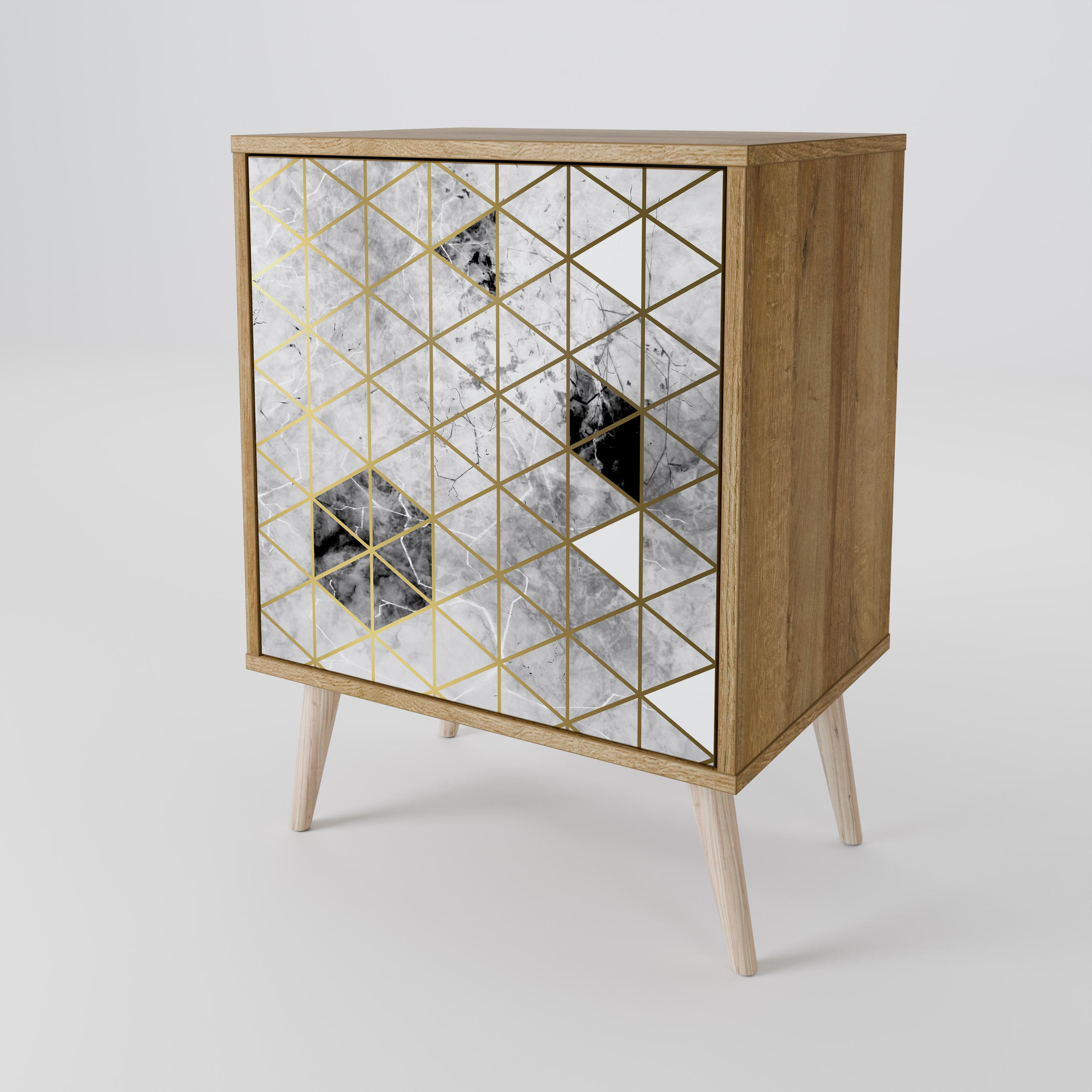 ASHEN ARIA Aparador de 1 Puerta