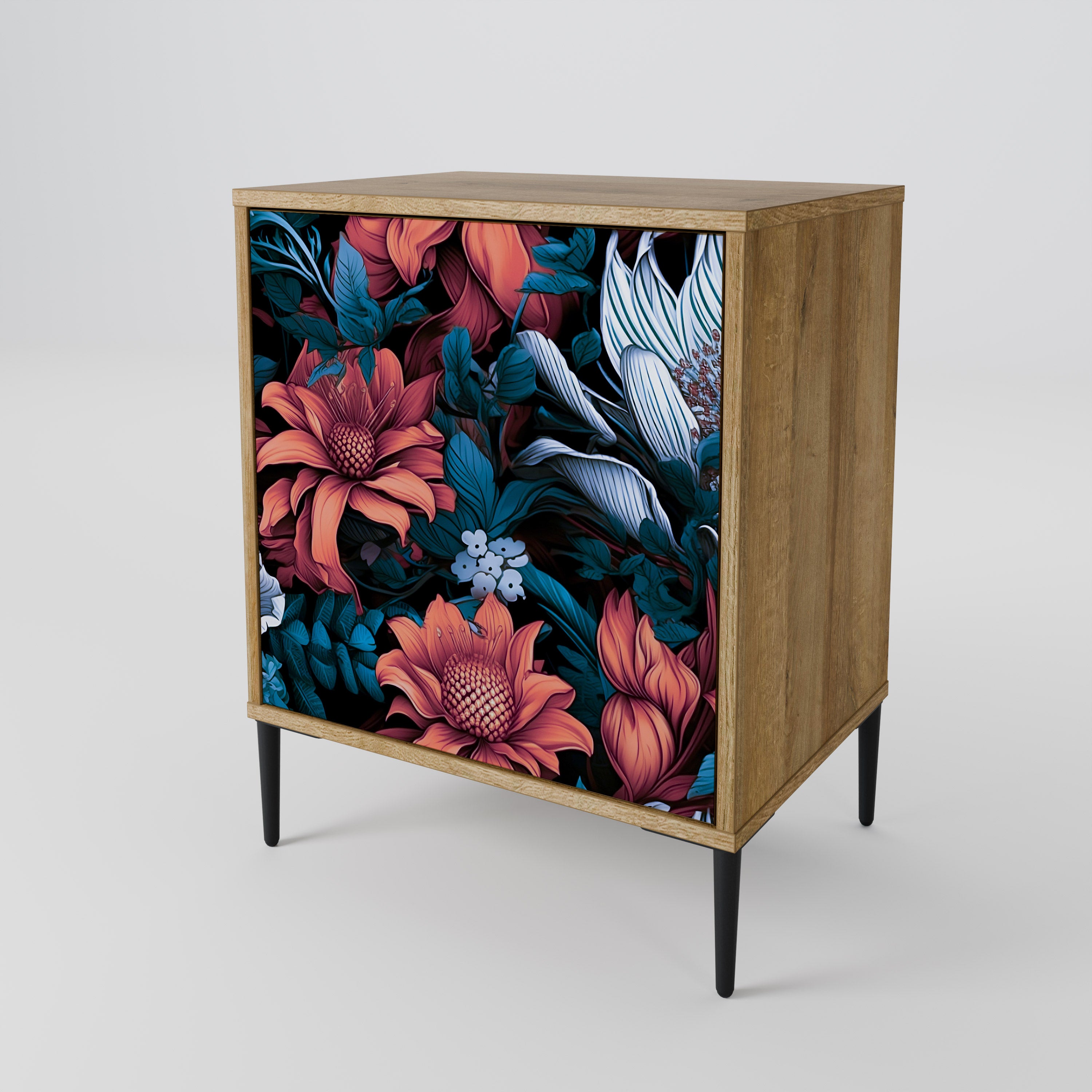 ETHEREAL BLOSSOMS 1-Door Sideboard
