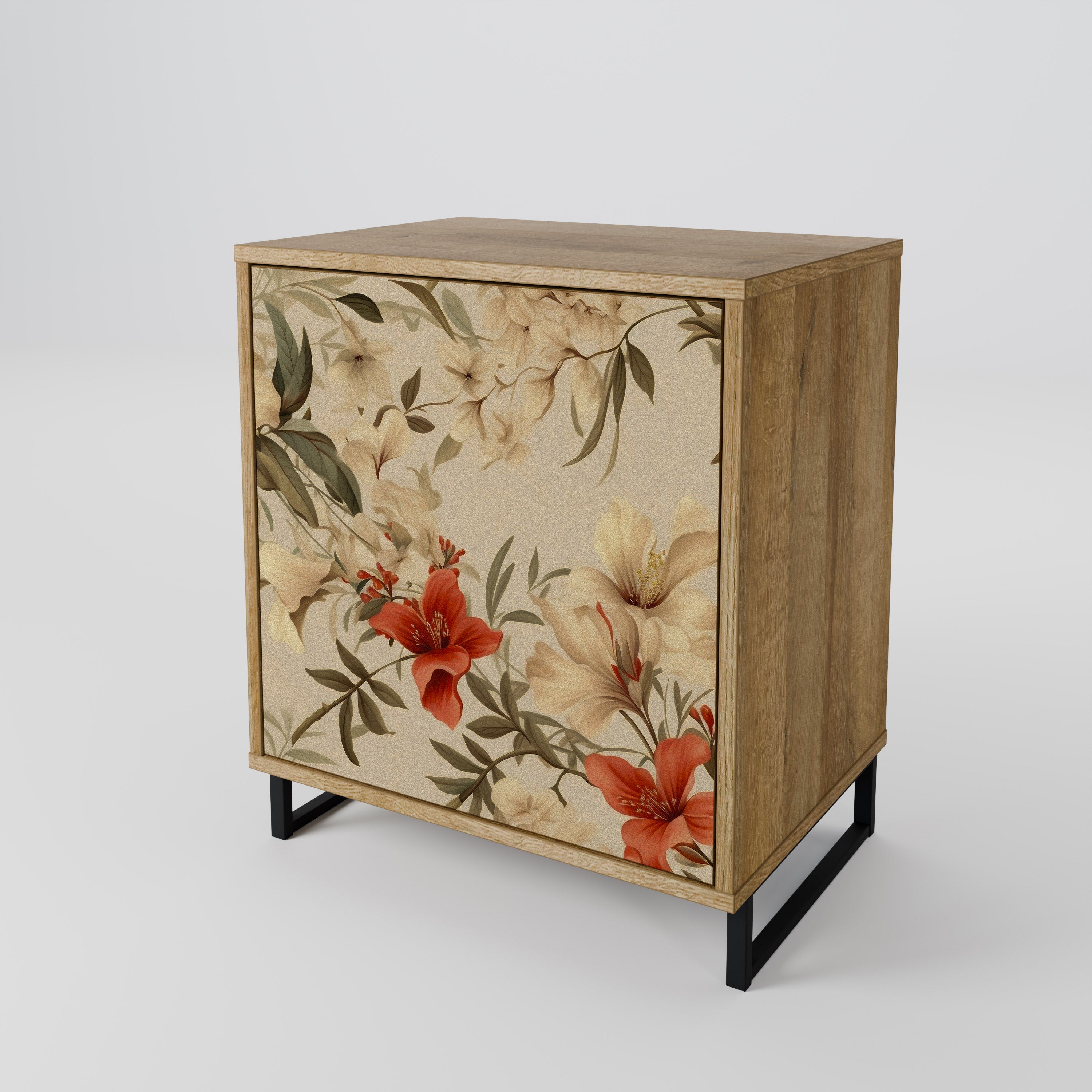 BLOOMING HARMONY 1-Door Sideboard