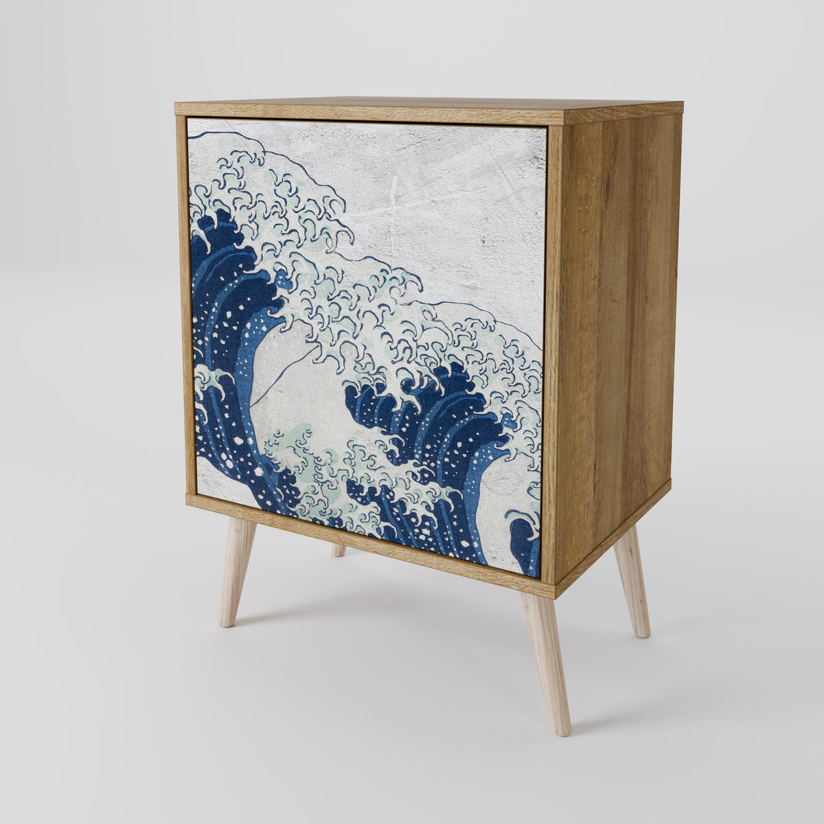 THE GREAT WAVE AT KANAGAWA 1-Door Sideboard