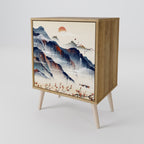 JAPANESE LANDSCAPE 1-Door Sideboard