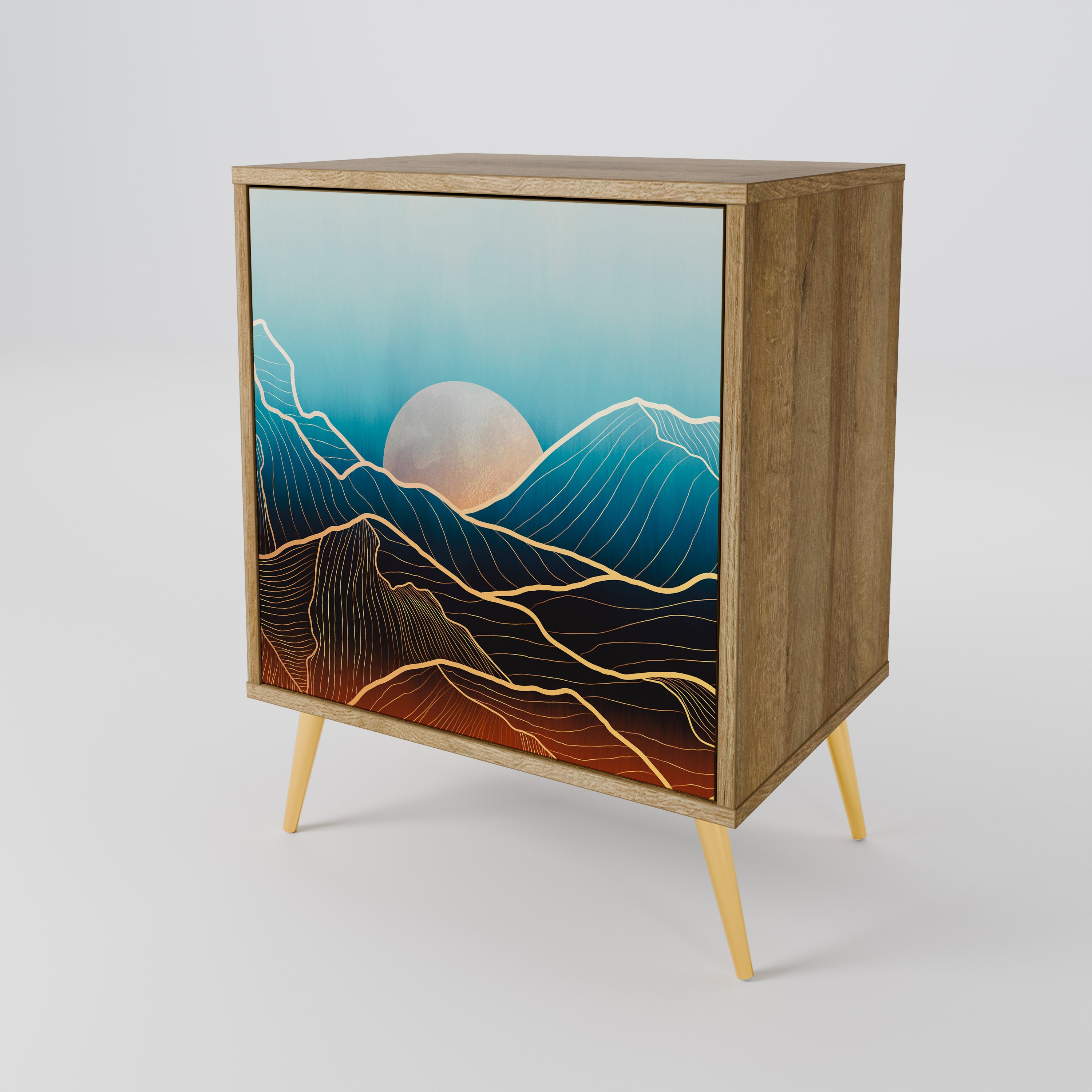 LUNAR SECRETS 1-Door Sideboard