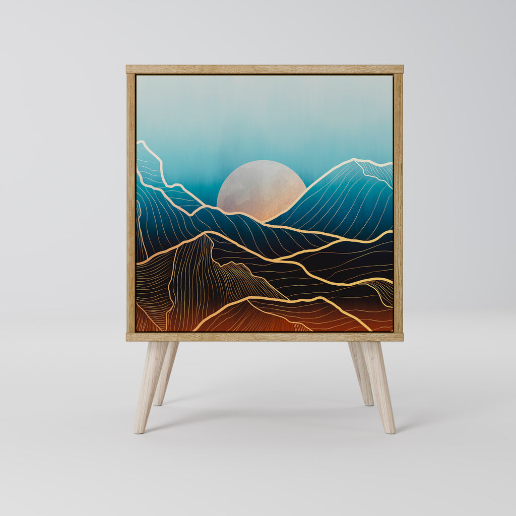 LUNAR SECRETS Aparador de 1 Porta