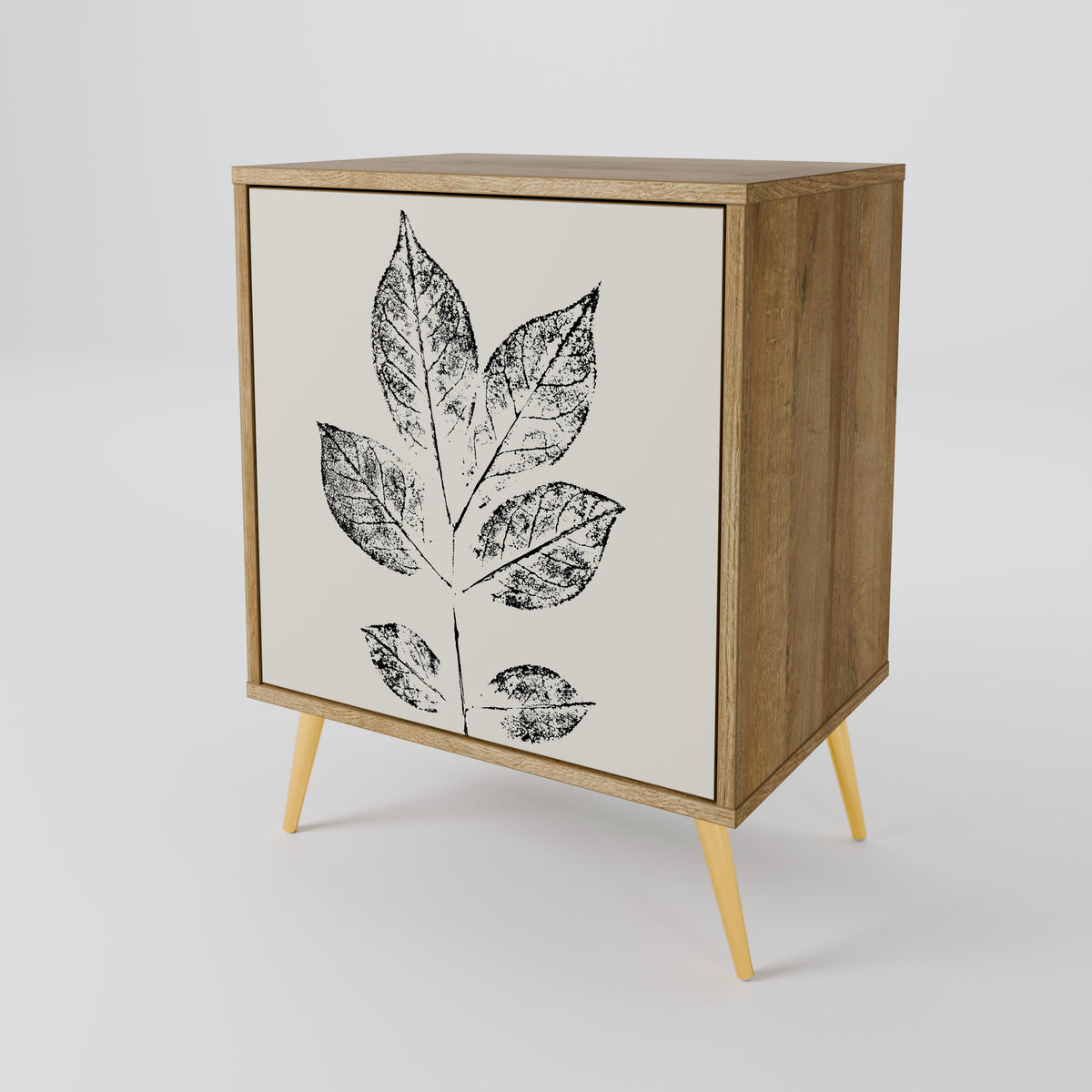 LEAFY STAMPS Aparador de 1 Porta