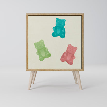 GUMMY BEARS Aparador de 1 Puerta