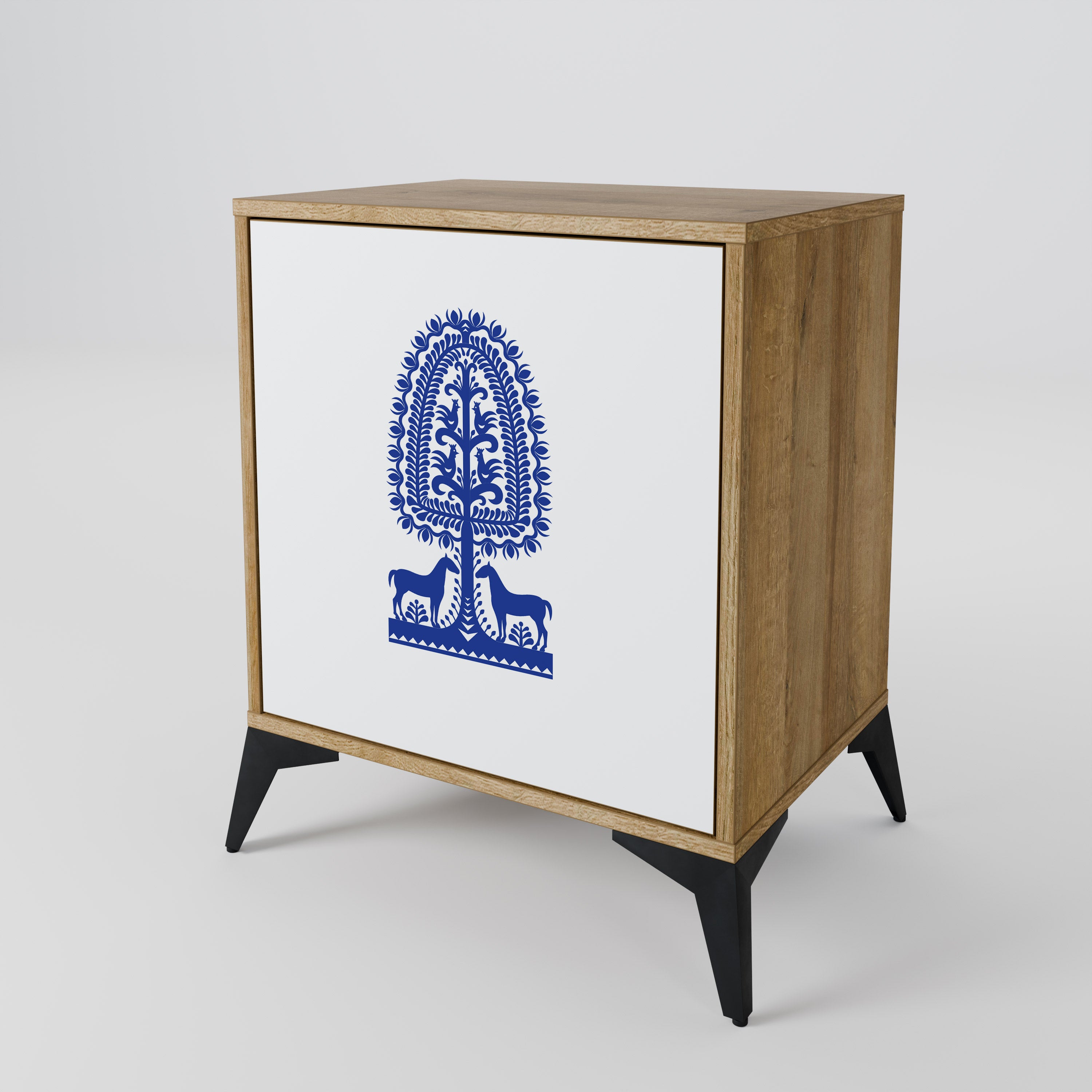 POLISH FOLK ART 1-türiges Sideboard