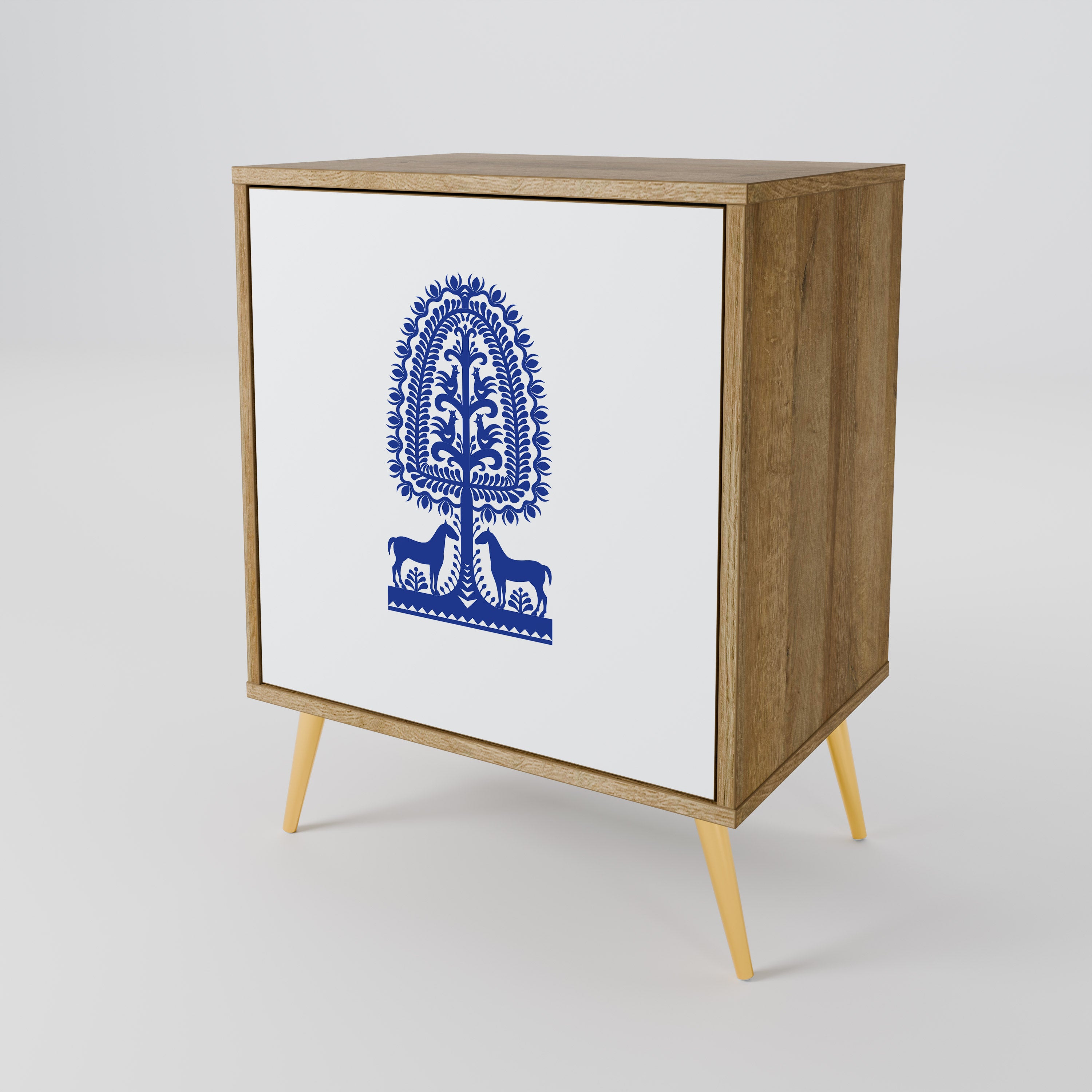 POLISH FOLK ART 1-türiges Sideboard