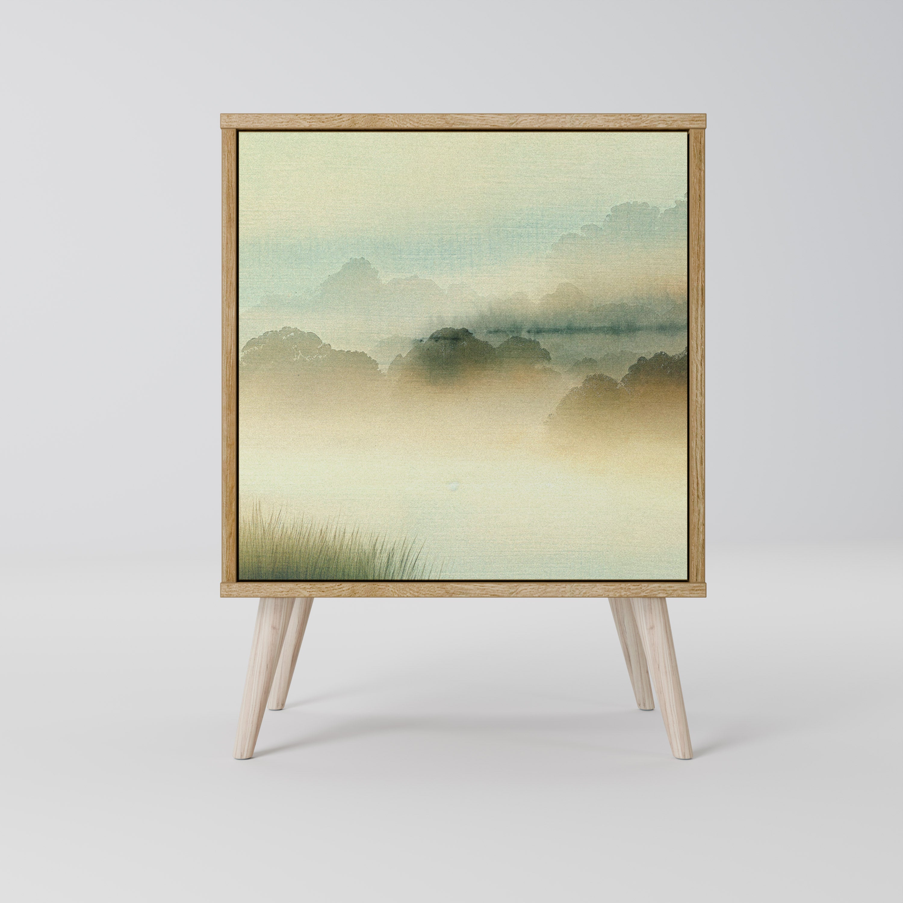 MORNING BY THE LAKE Skänk med en dörr