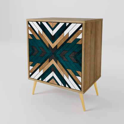 ARTISTIC GEOMETRY 1-Door Sideboard