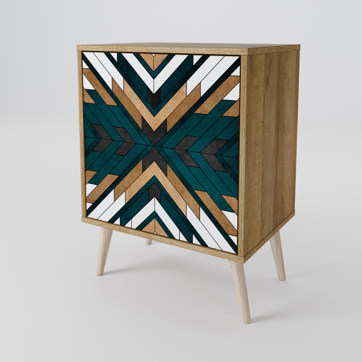 ARTISTIC GEOMETRY 1-Door Sideboard
