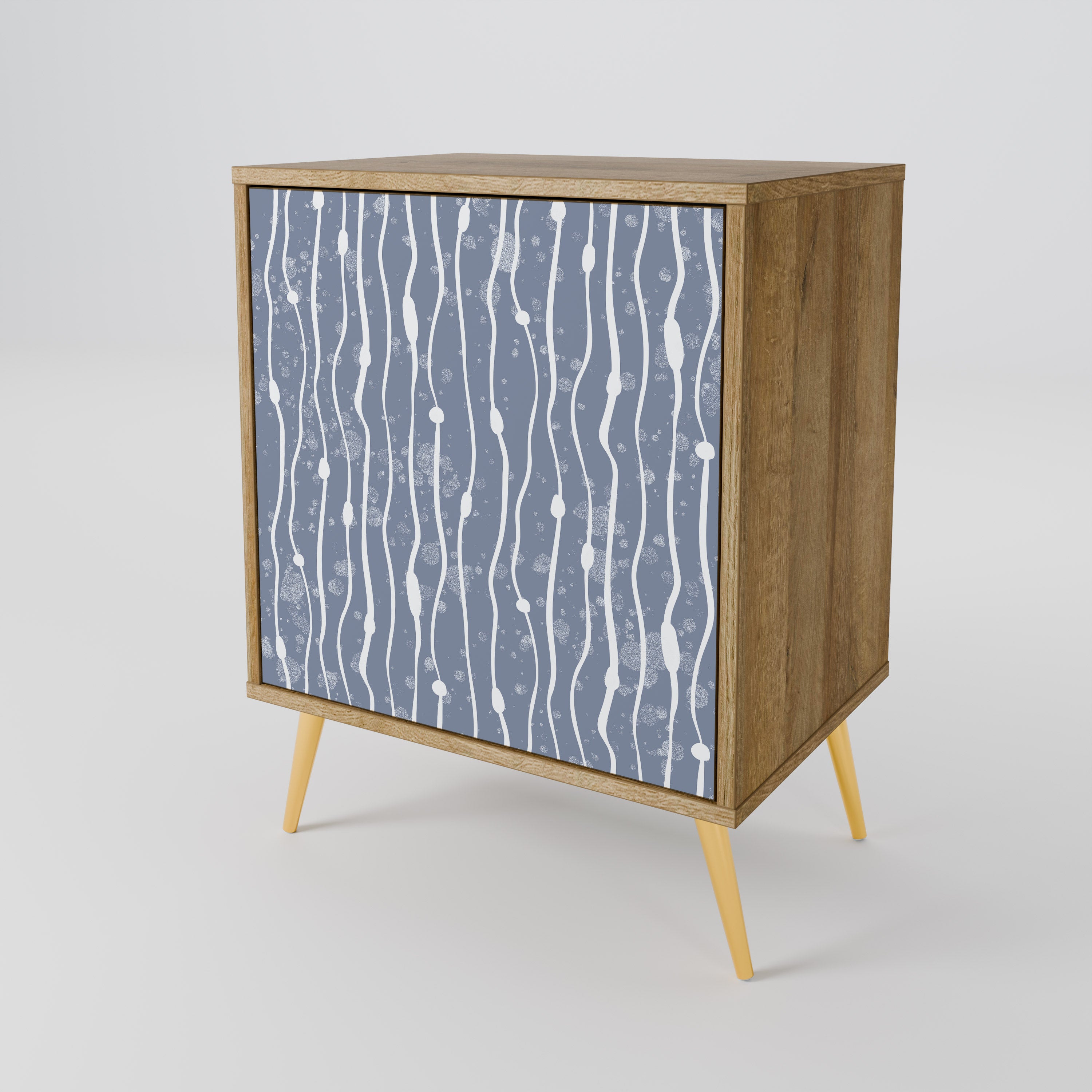 GRAPHITE RAIN Skänk med en dörr