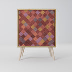 PAINTED SQUARES Skänk med en dörr