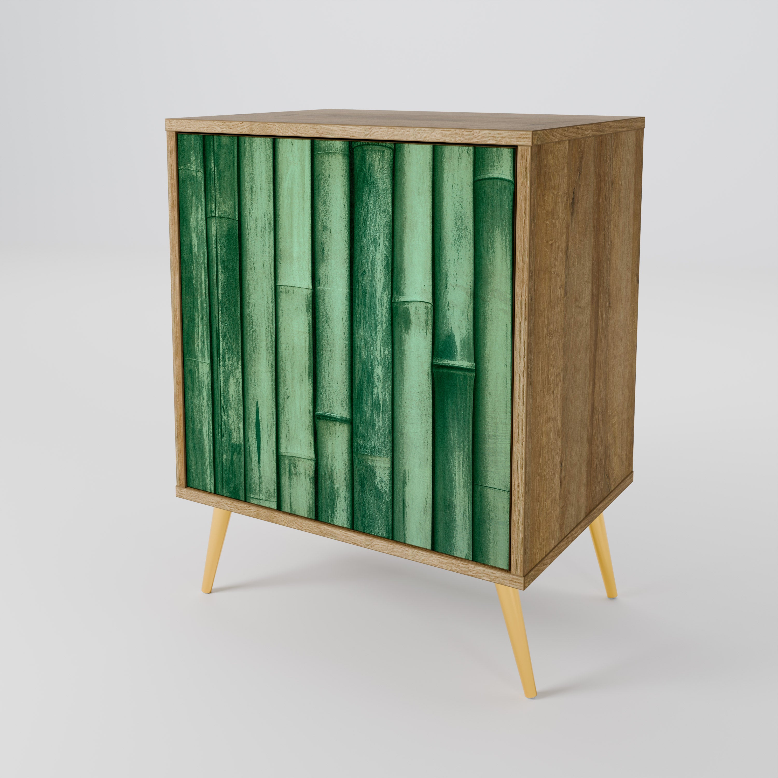 NATURAL GREEN 1-Door Sideboard