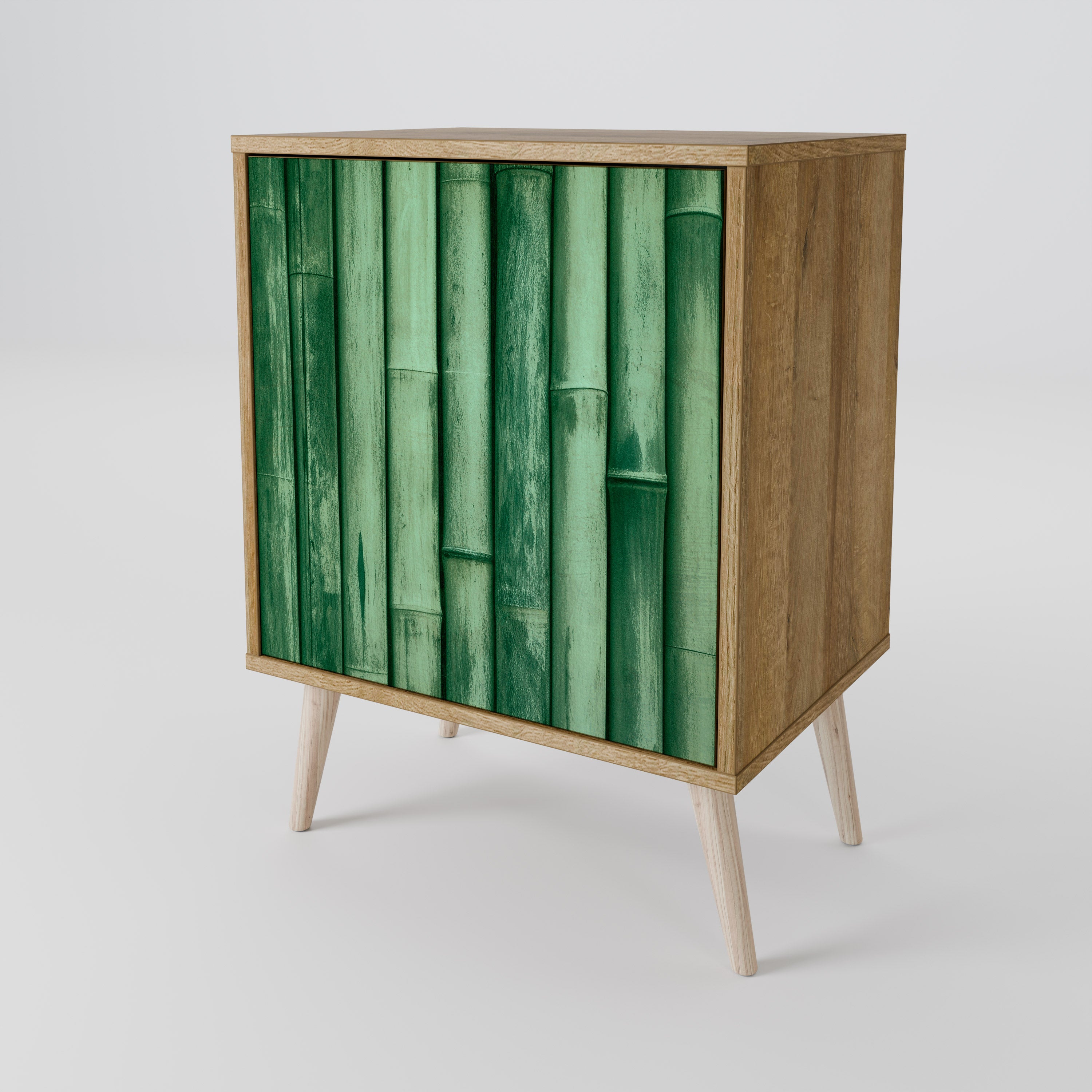 NATURAL GREEN 1-Door Sideboard