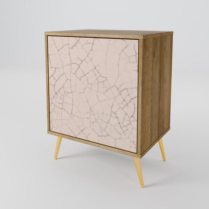 CERAMIC TEXTURE Skänk med en dörr