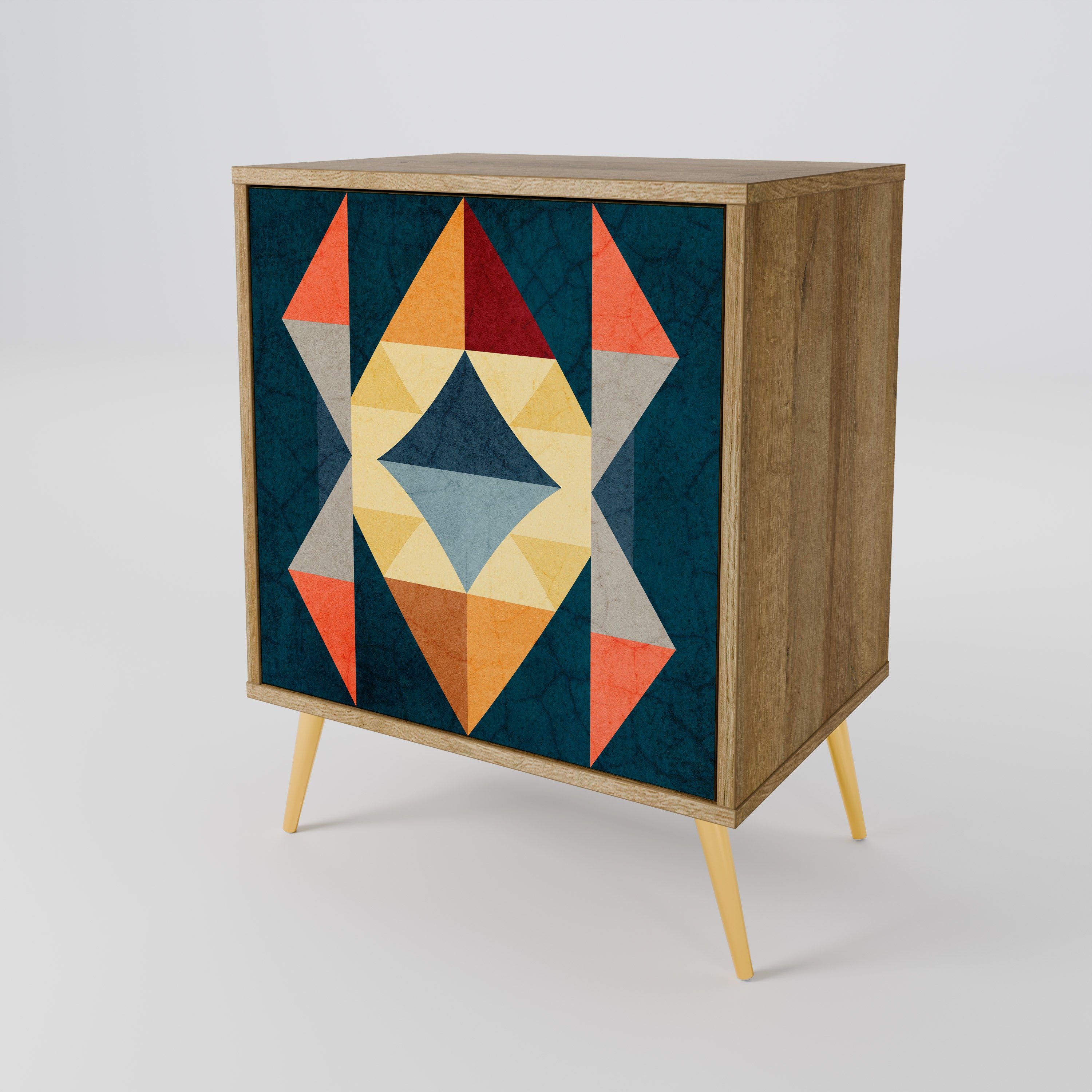 CRACKED ILLUSION 1-Door Sideboard