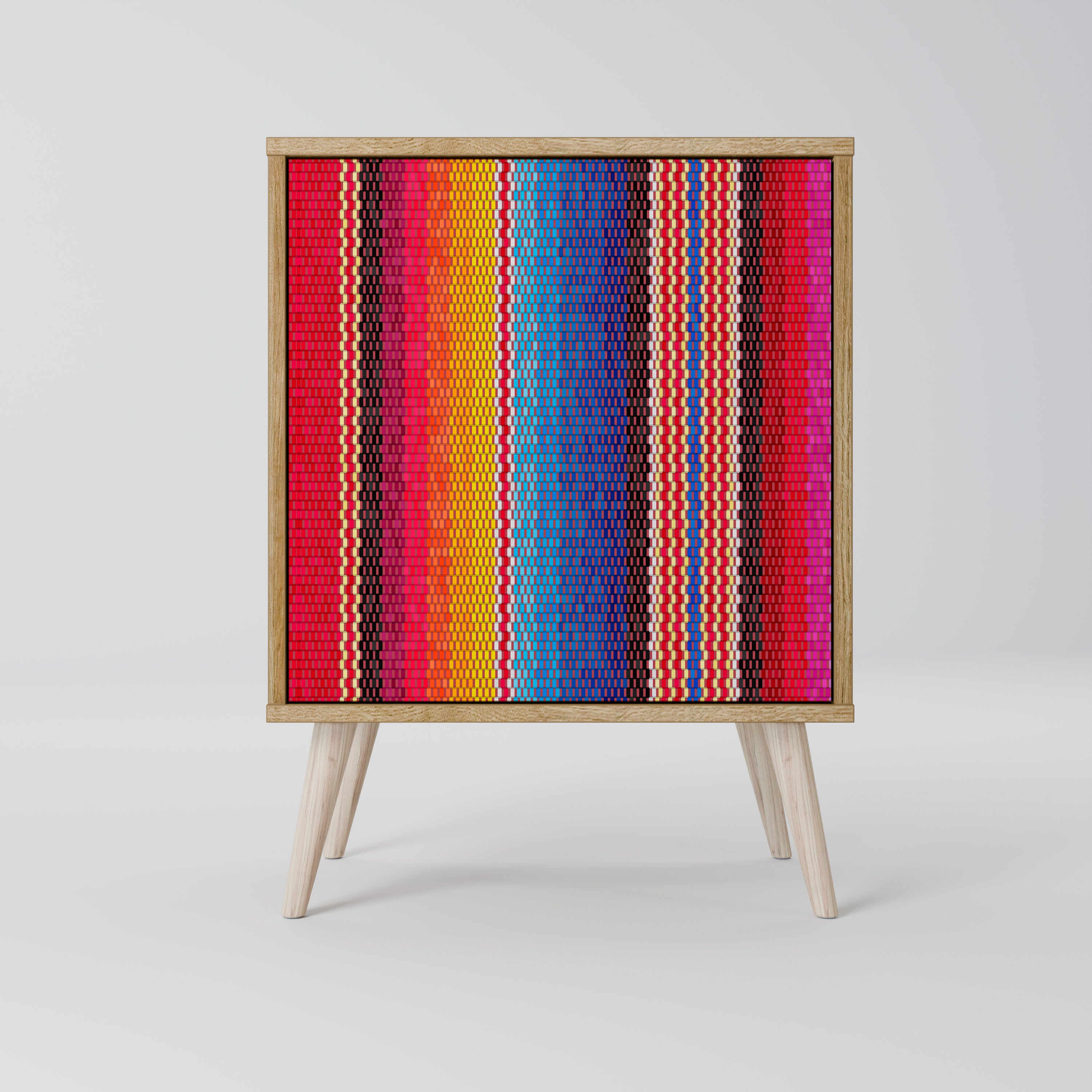 ETHNIC MEXICAN 1-Door Sideboard