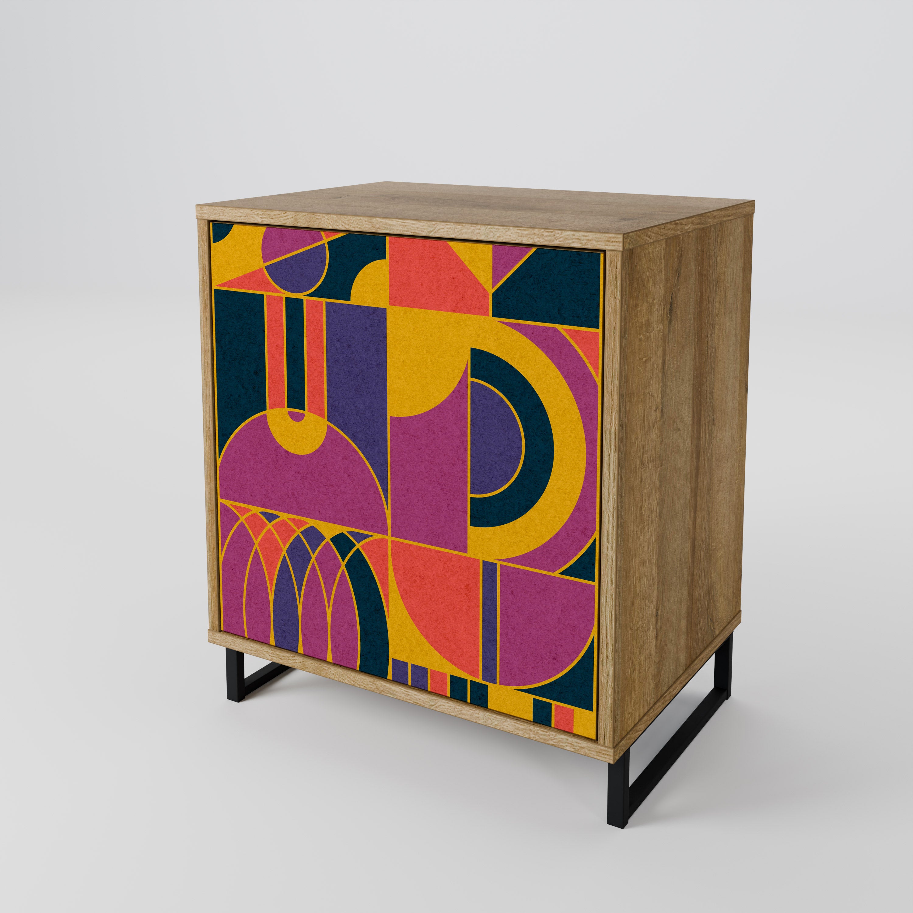 ELECTRIC PATTERNS 1-Door Sideboard