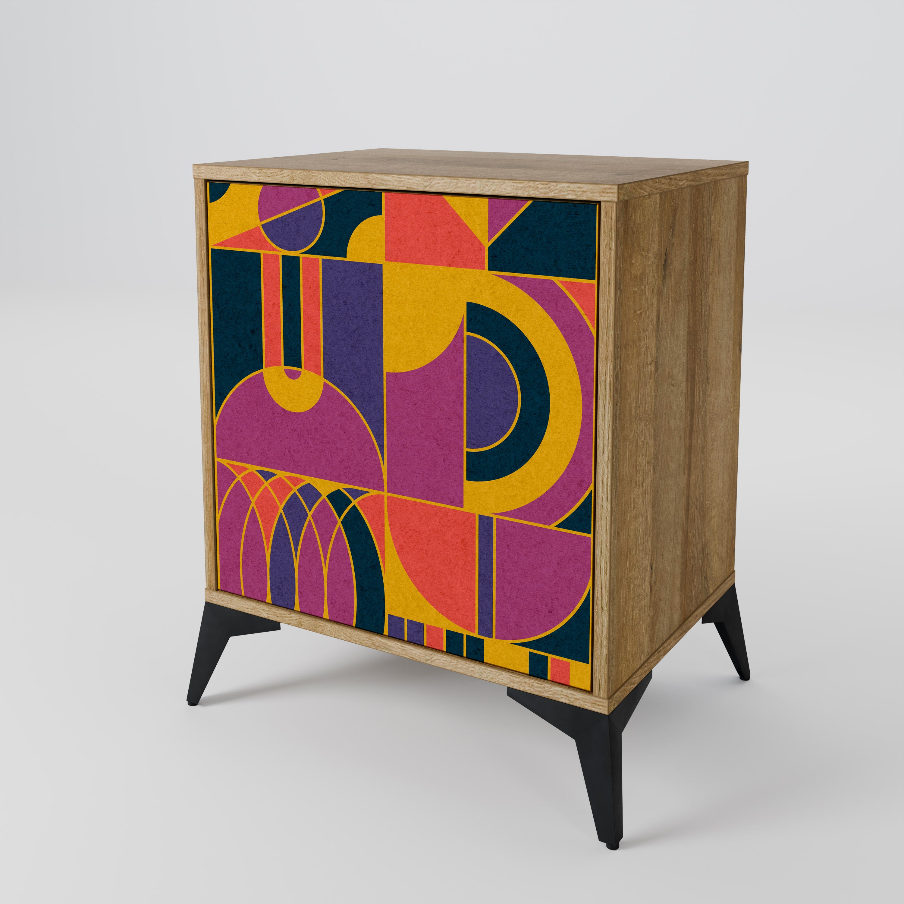 ELECTRIC PATTERNS 1-Door Sideboard