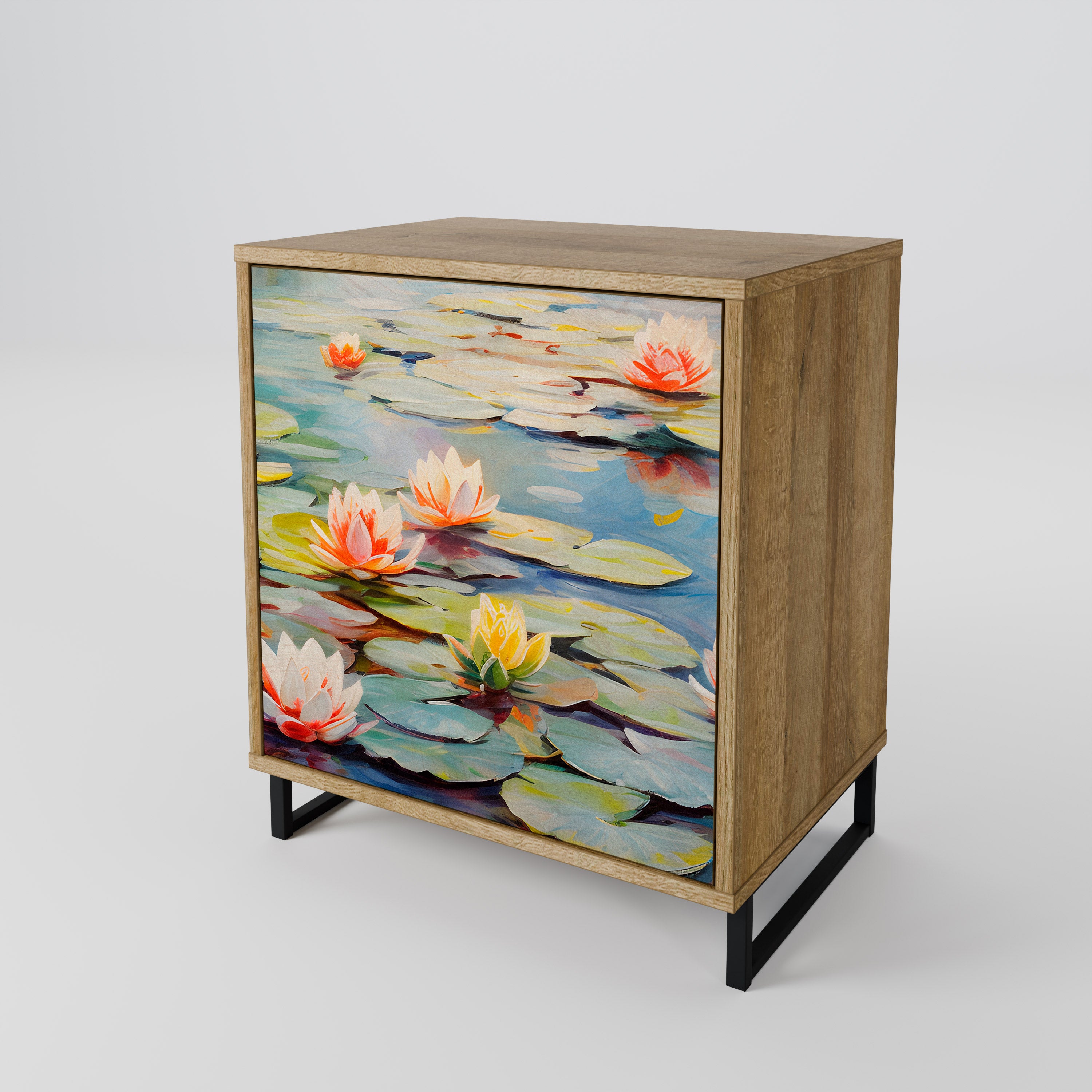 BLOOMING WATERS 1-Door Sideboard